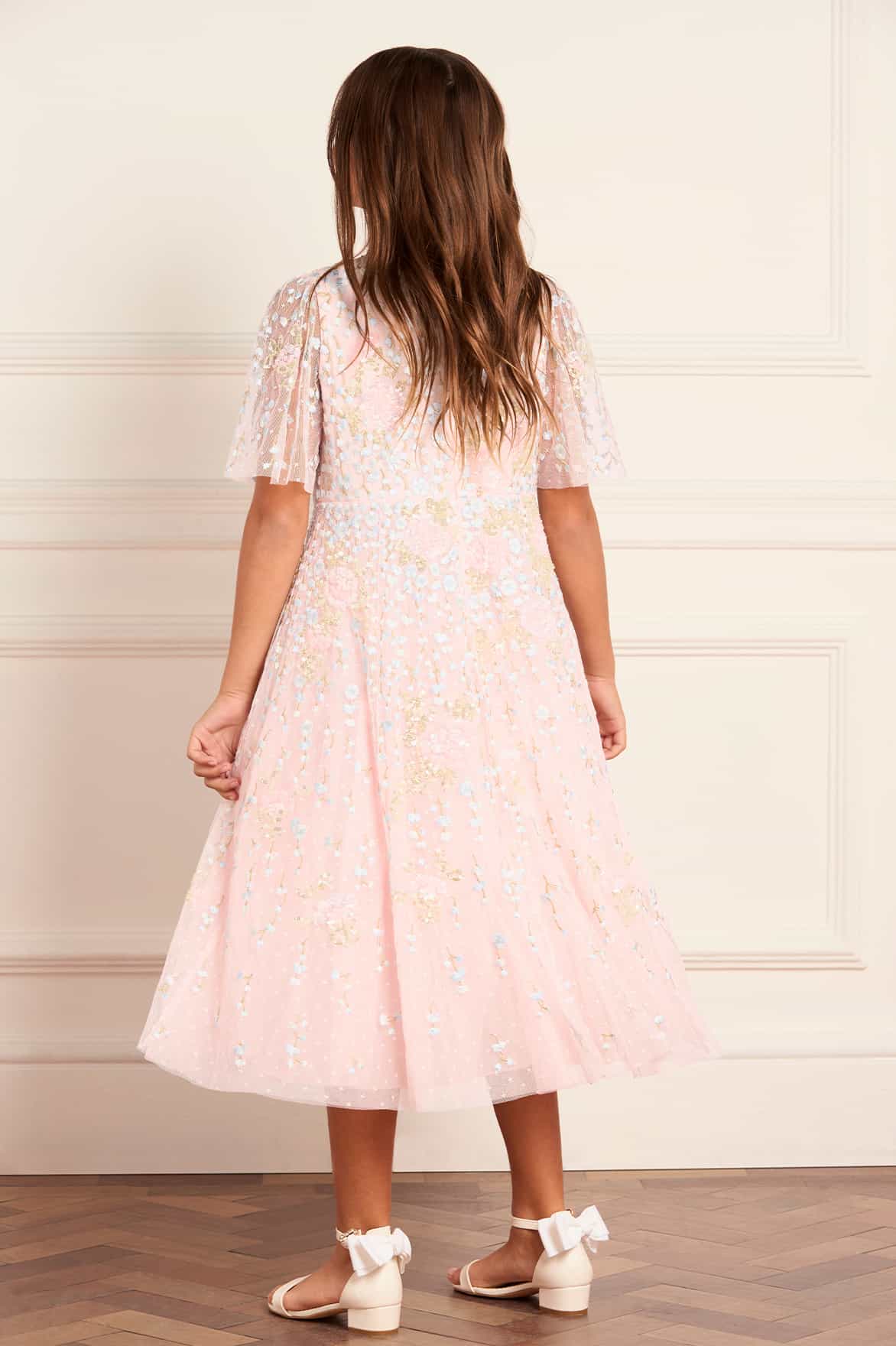 Cressida Floral Kids Dress - Image 3