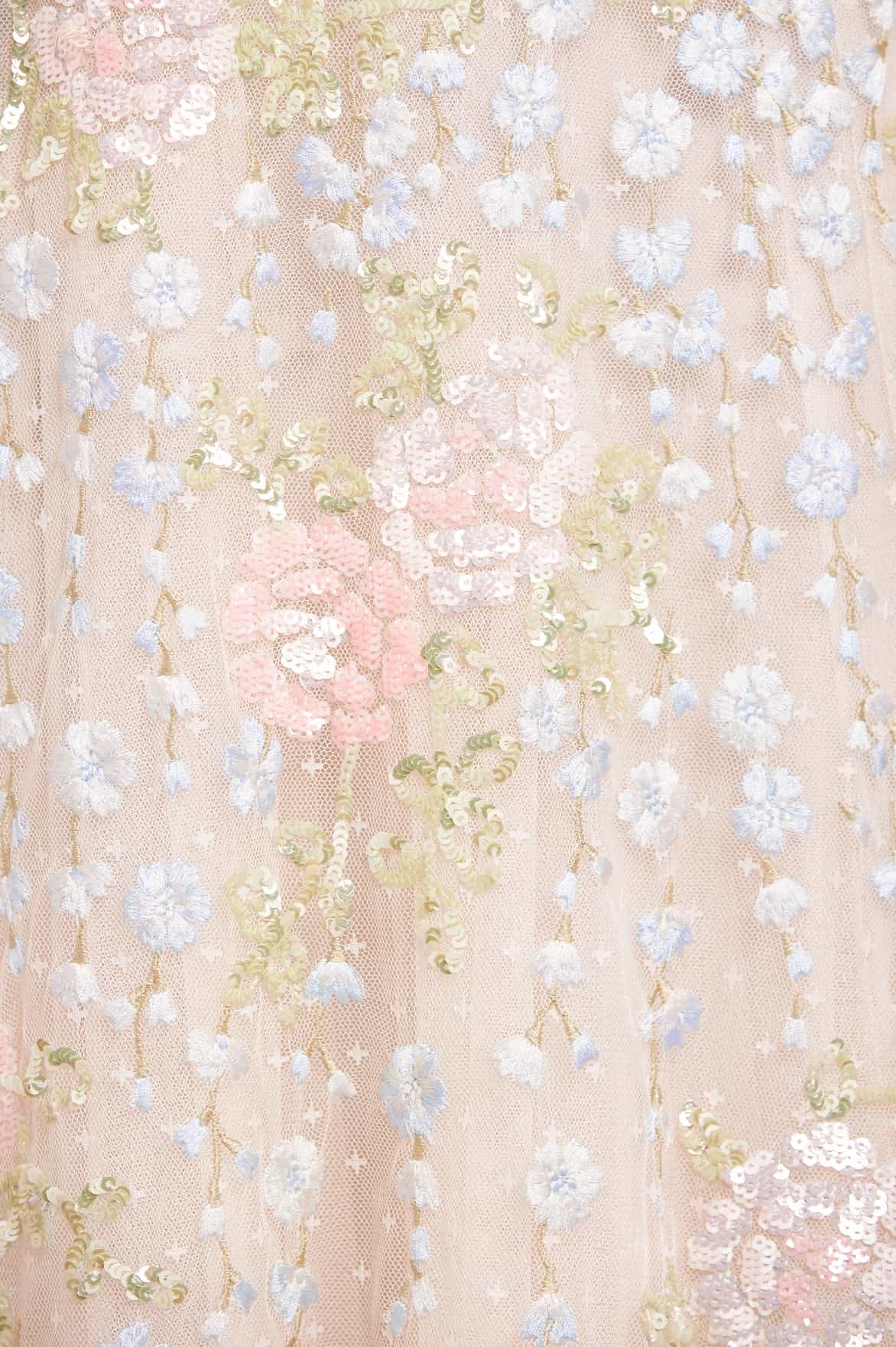 Cressida Floral Short Sleeve Ankle Gown - Image 4