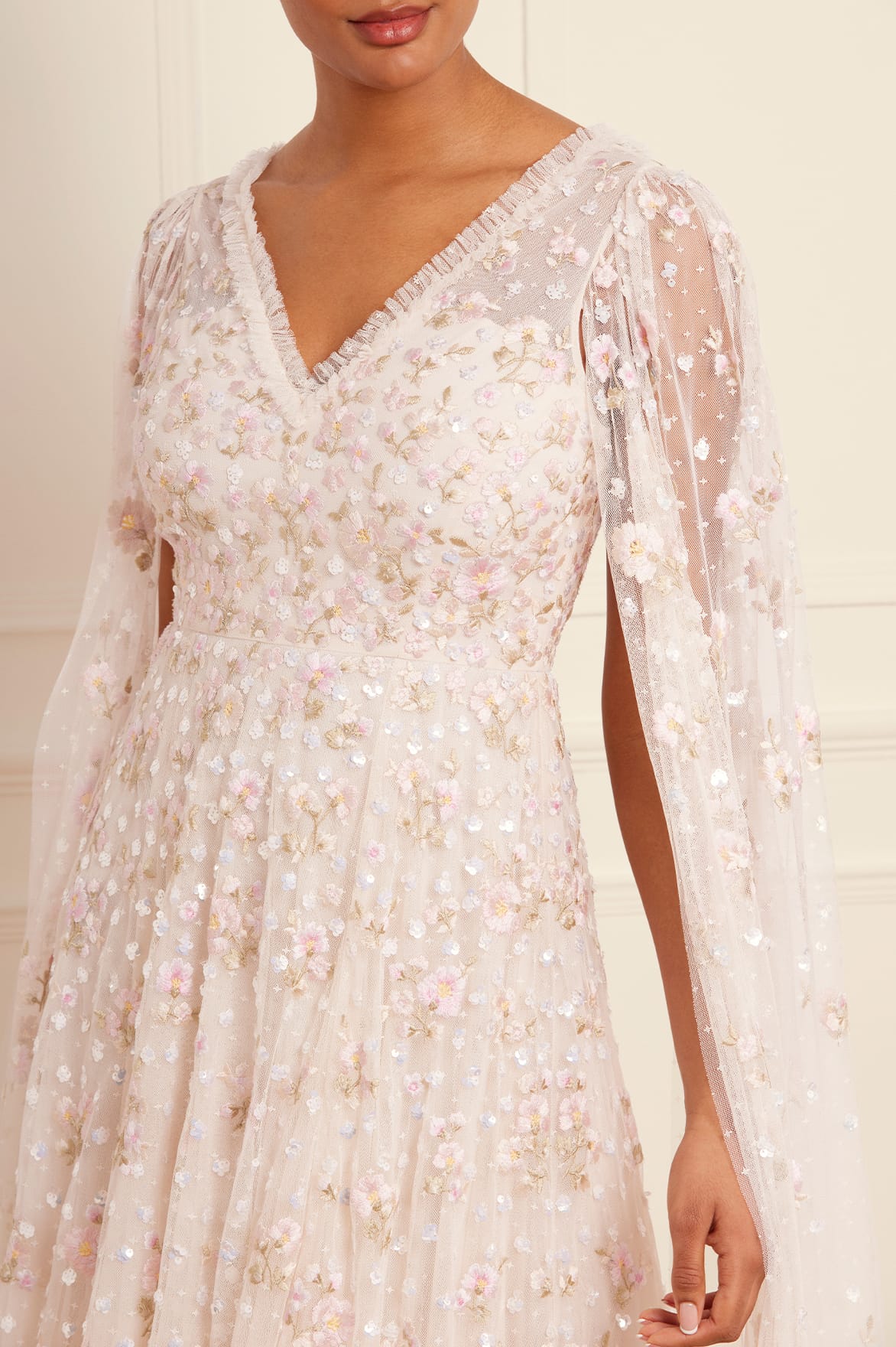 Dahlia Ditsy Ankle Gown - Image 4