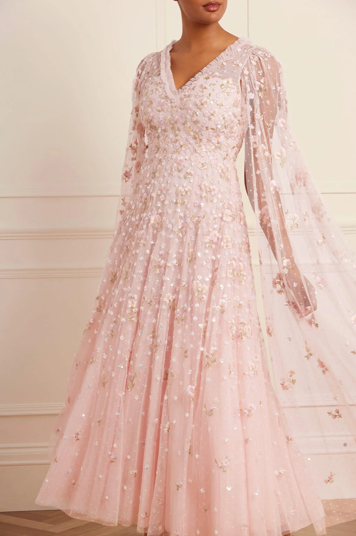 Dahlia Ditsy Ankle Gown - Image 2