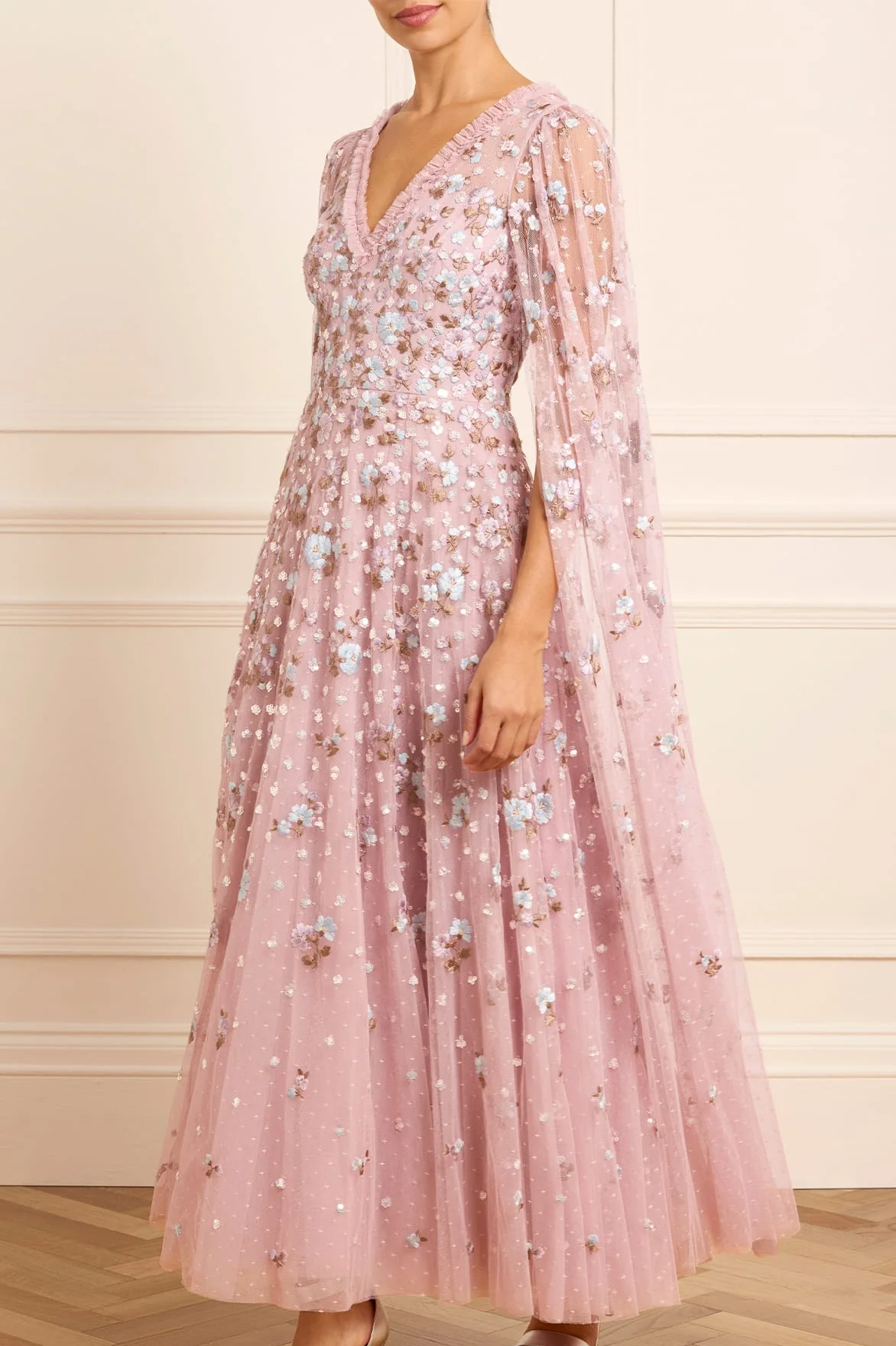 Dahlia Ditsy Ankle Gown - Image 2