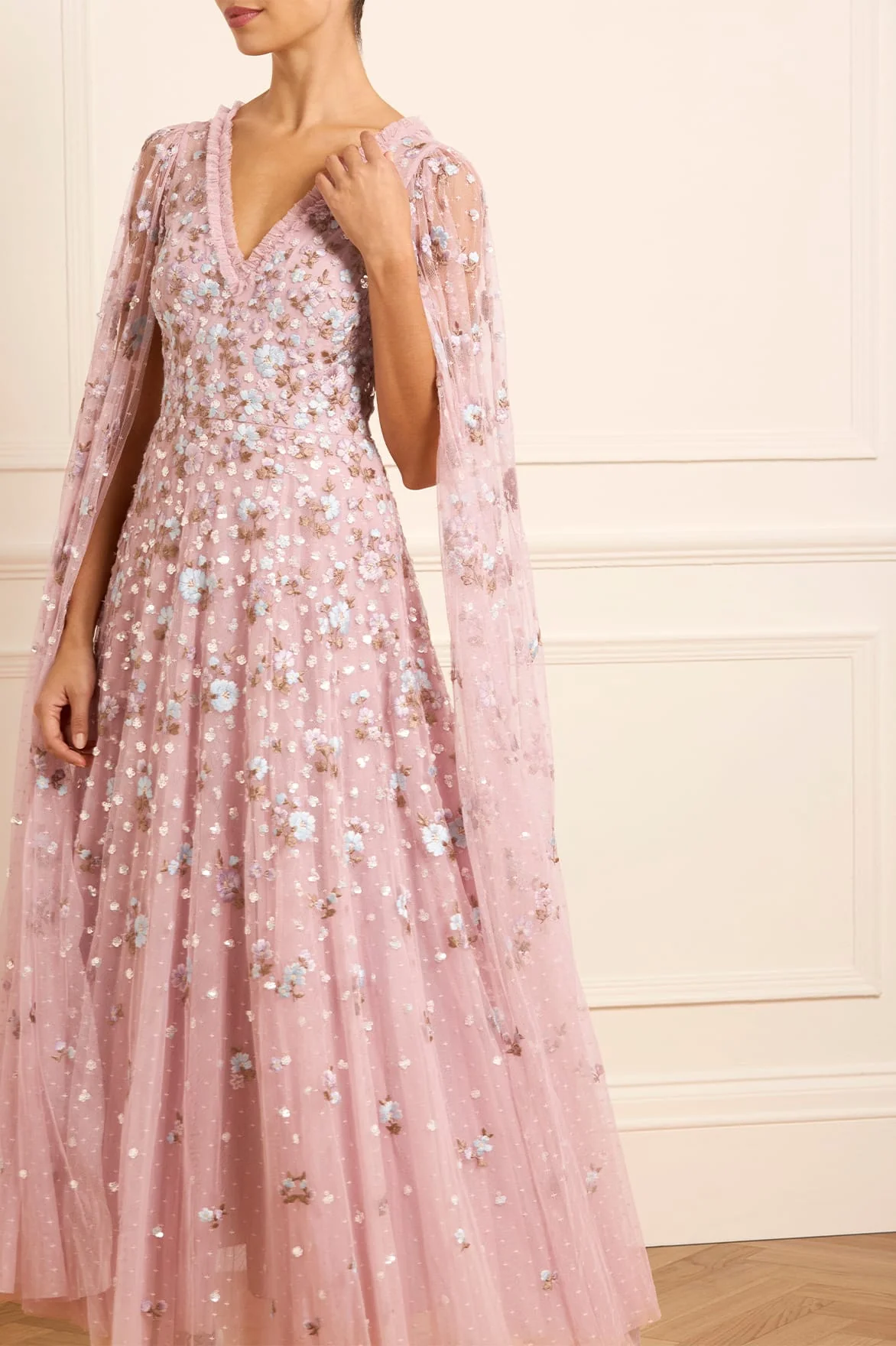 Dahlia Ditsy Ankle Gown - Image 4