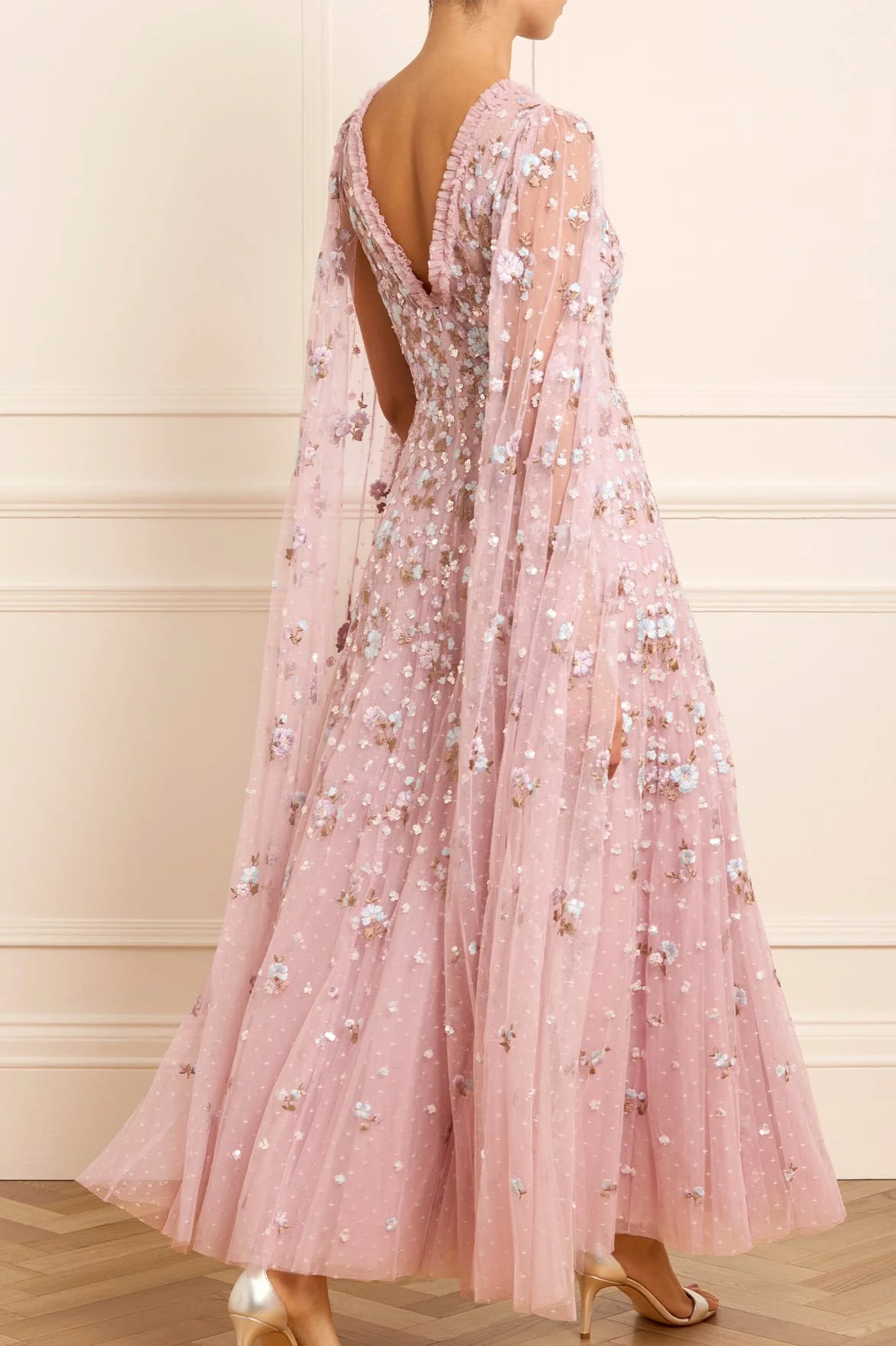 Dahlia Ditsy Ankle Gown - Image 6