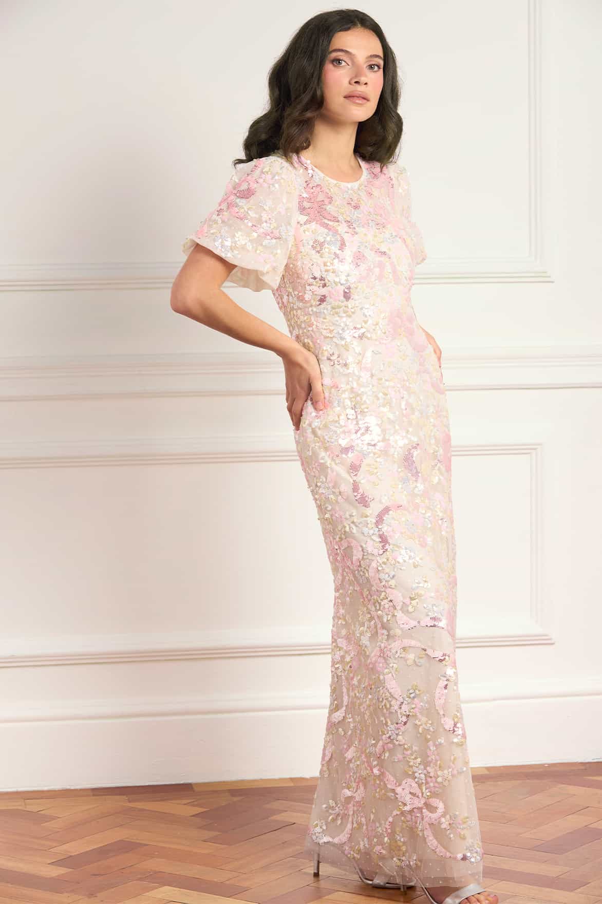 Dancing Ribbon Puff Sleeve Gown - Image 2