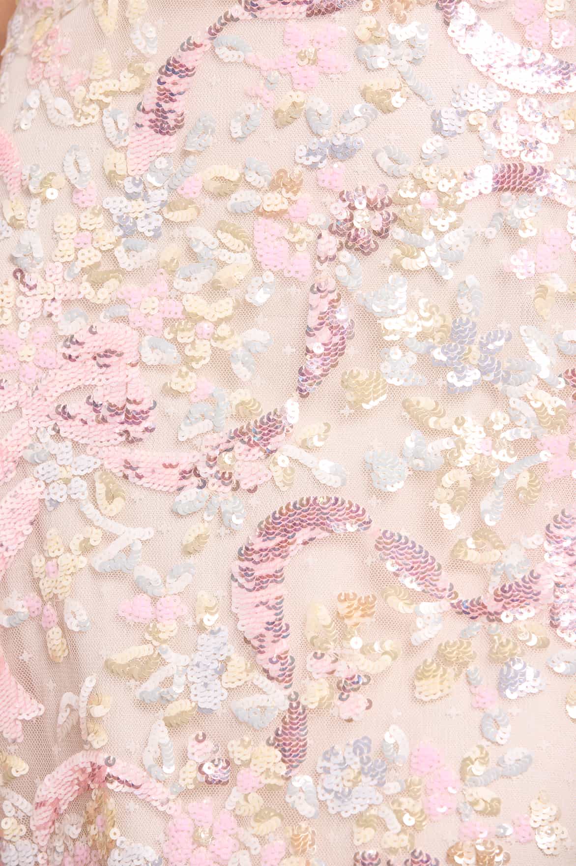 Dancing Ribbon Puff Sleeve Gown - Image 5