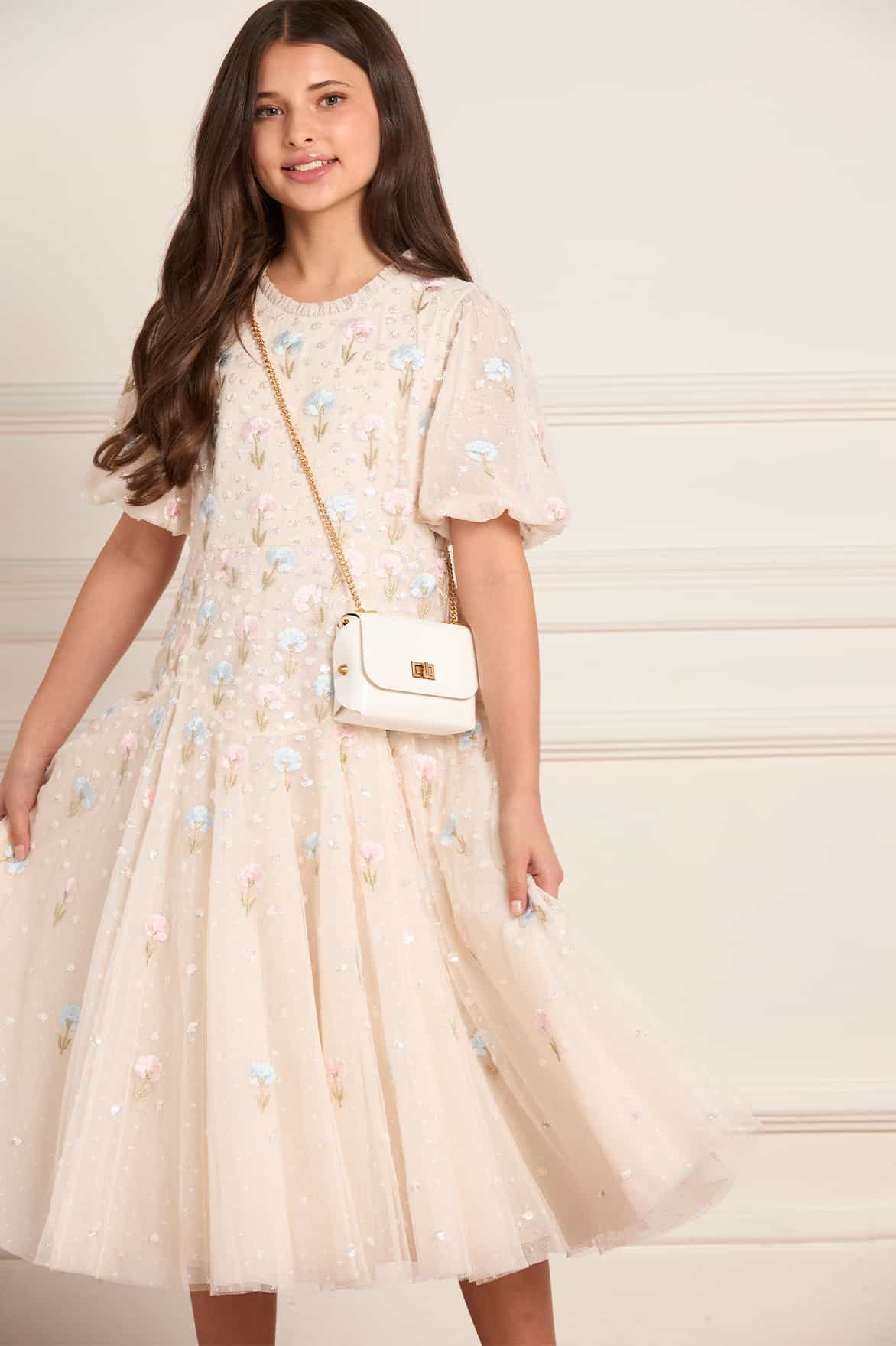 Dandelion Ditsy Kids Dress - Image 3