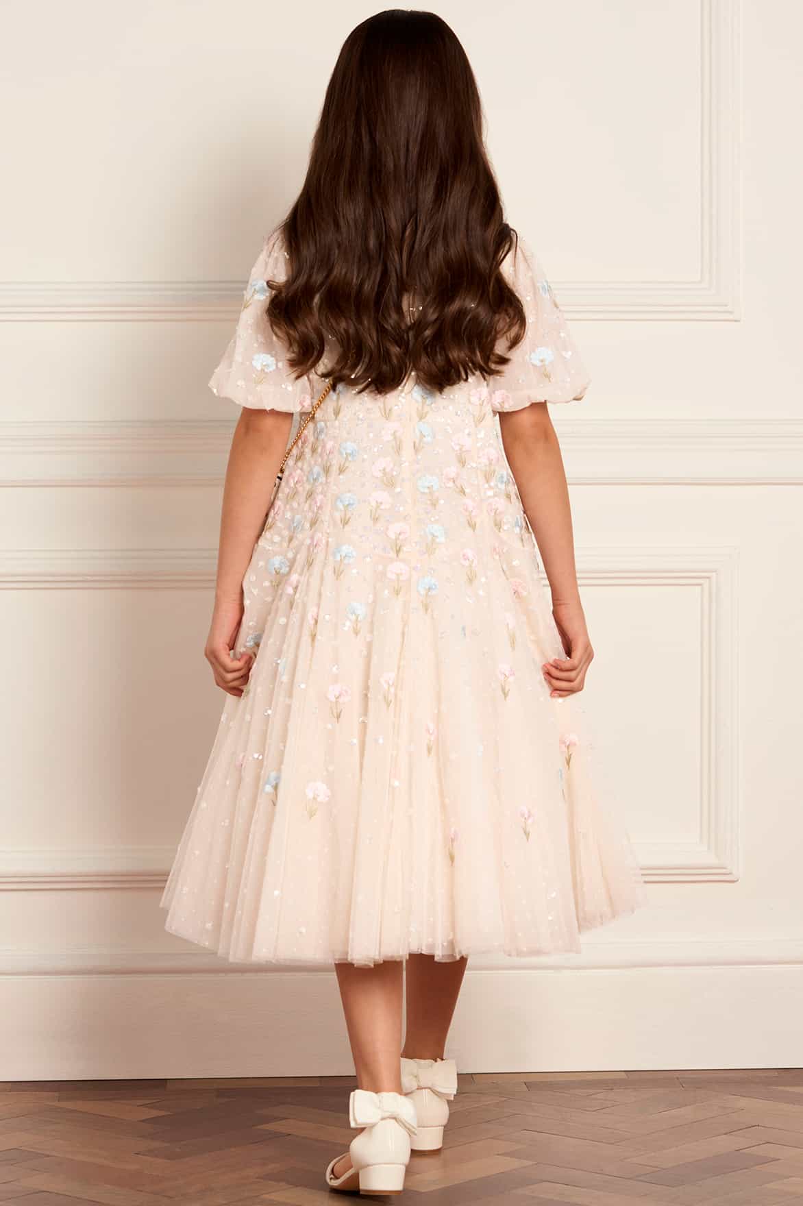 Dandelion Ditsy Kids Dress - Image 4