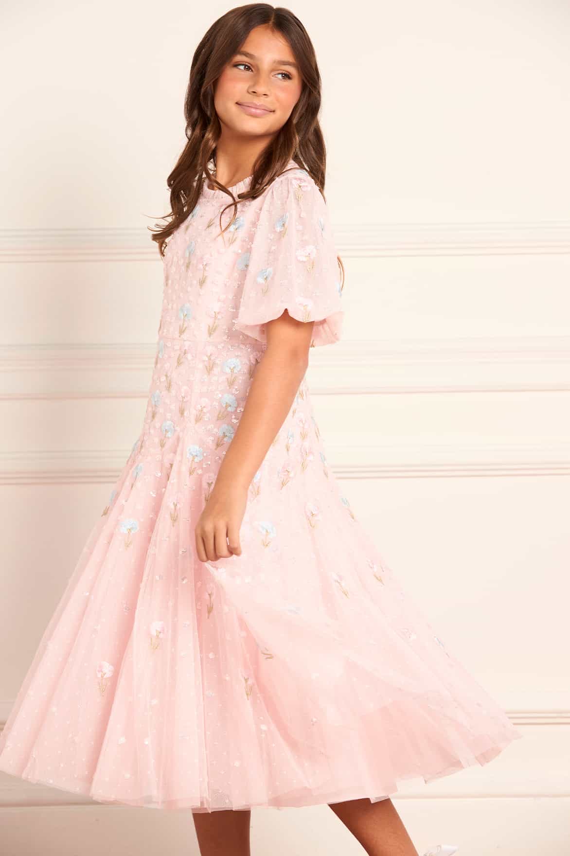 Dandelion Ditsy Kids Dress - Image 3