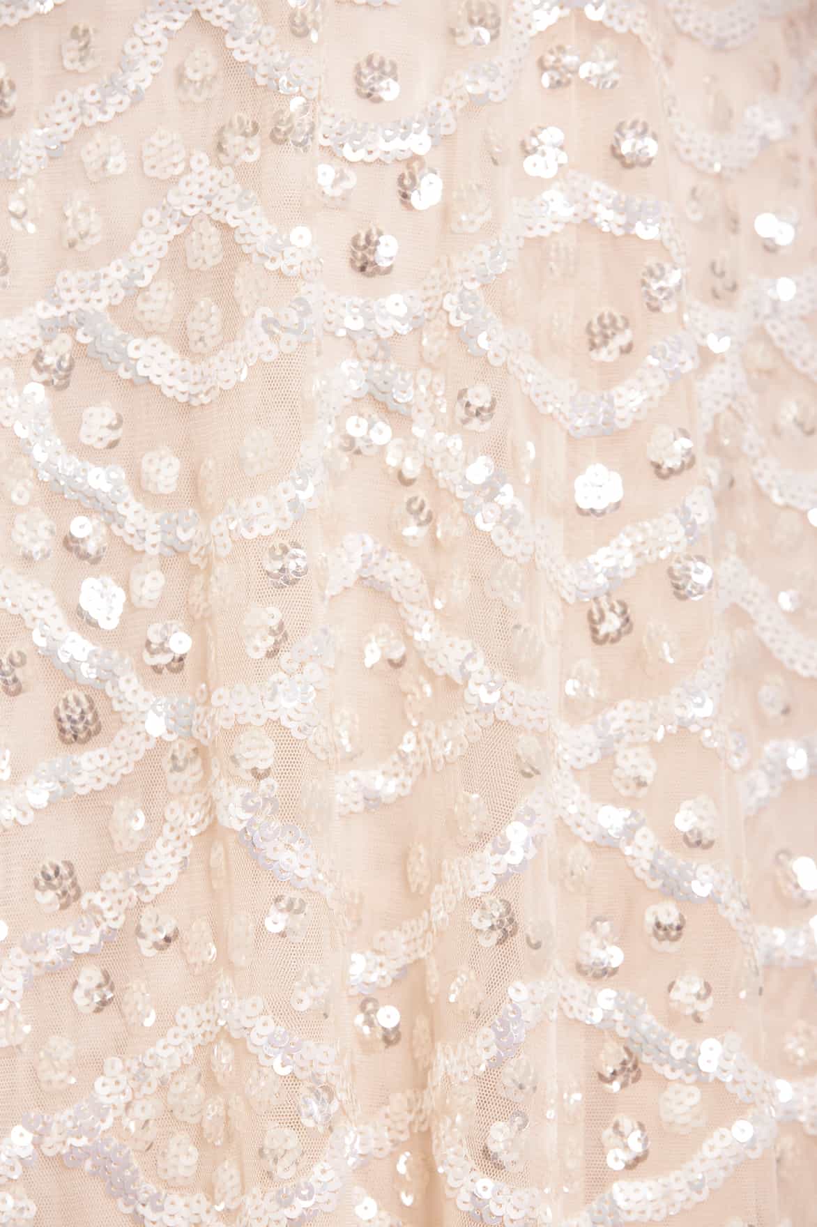 Deco Dot Gloss Ankle Gown - Image 5