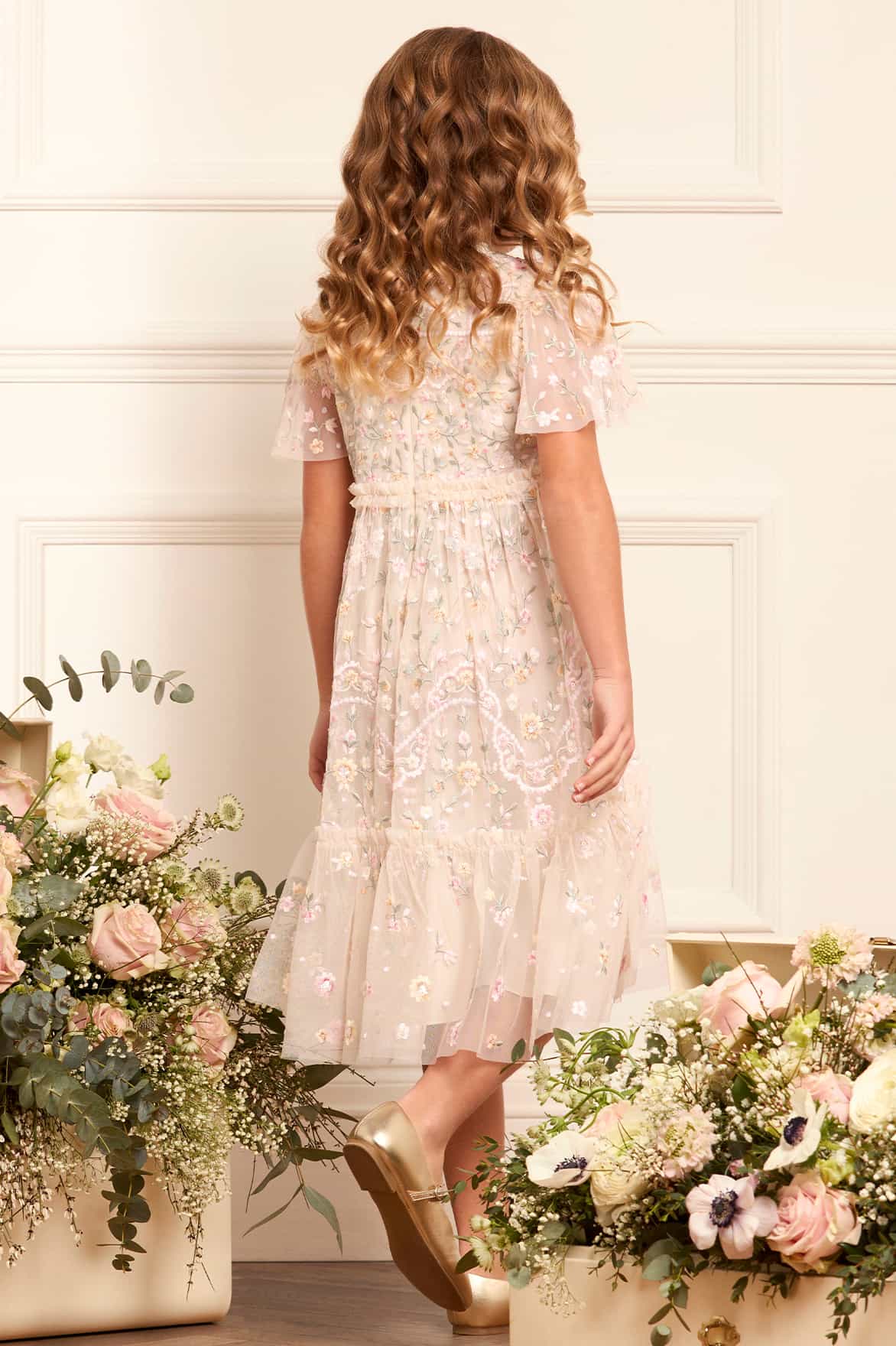 Dragonfly Garden Kids Dress - Image 3