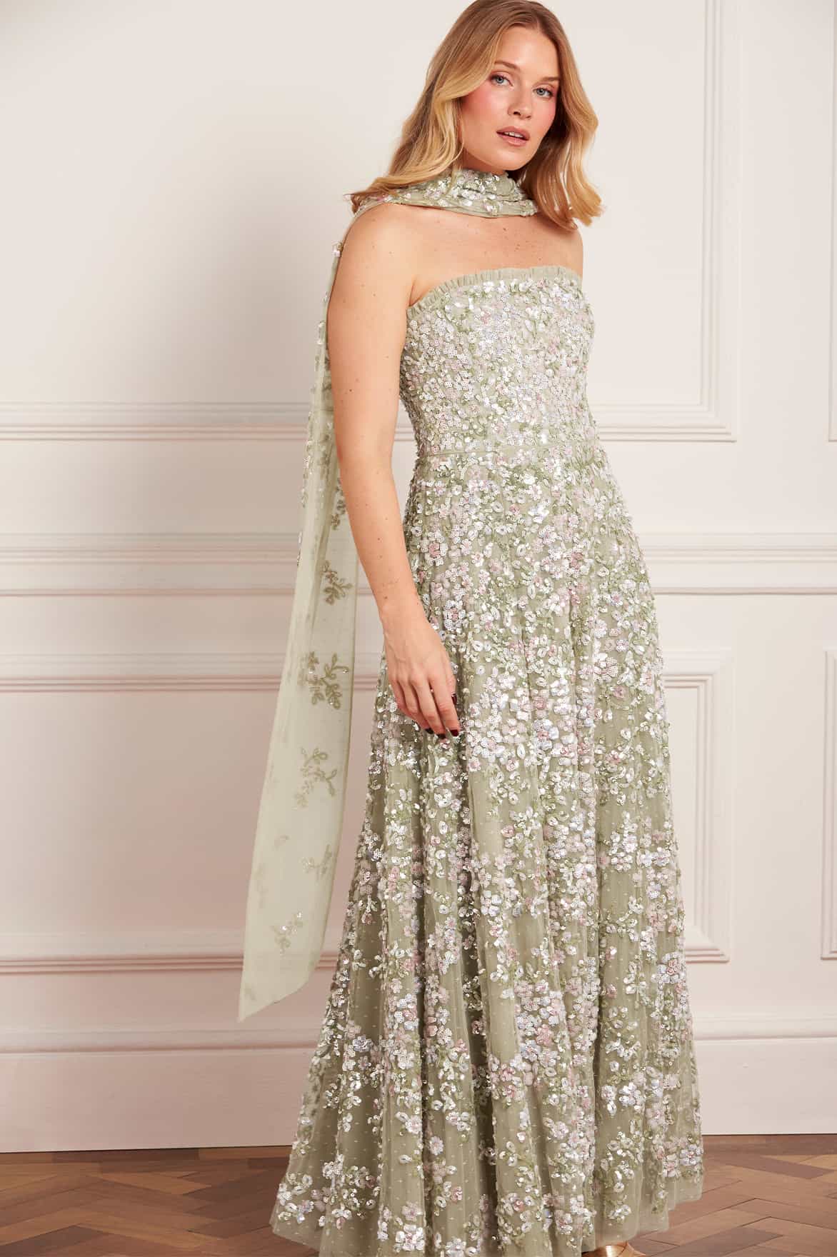 Dream Garland Strapless Gown - Image 3