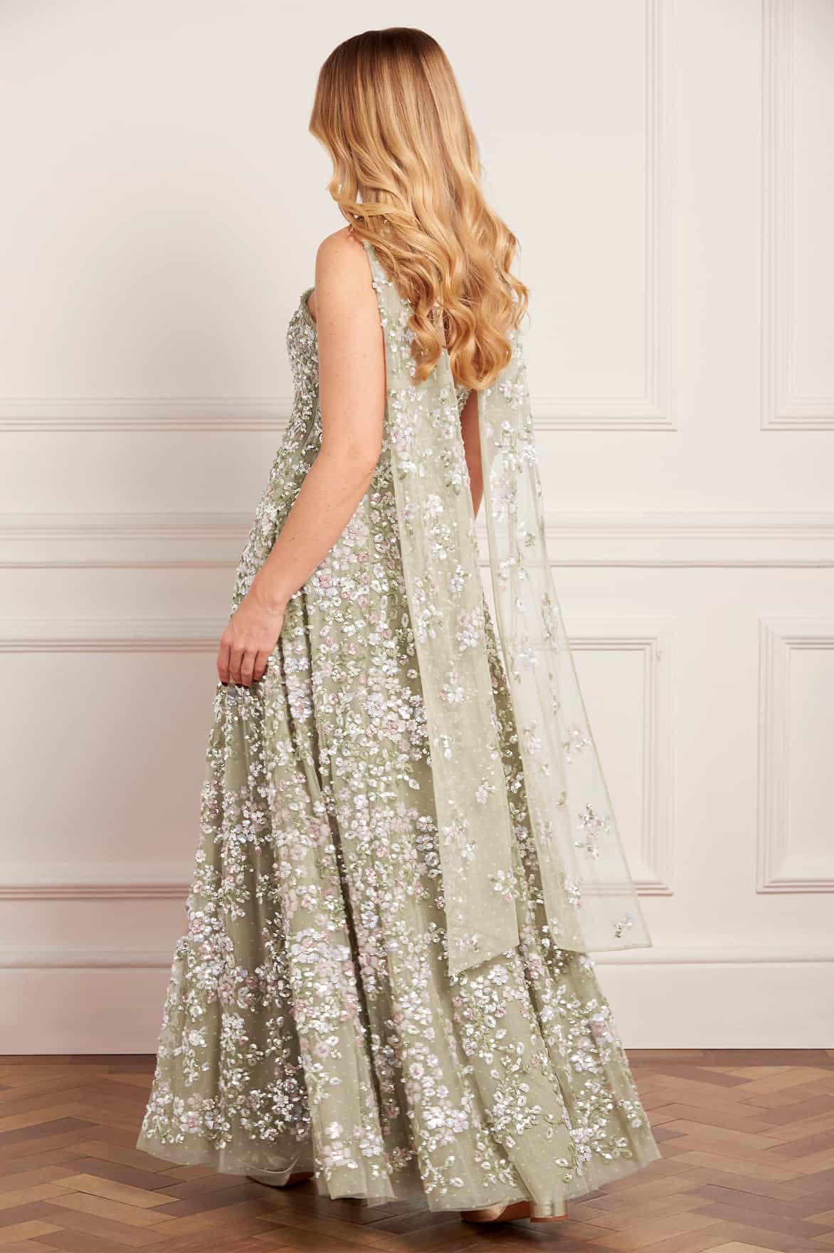 Dream Garland Strapless Gown - Image 6