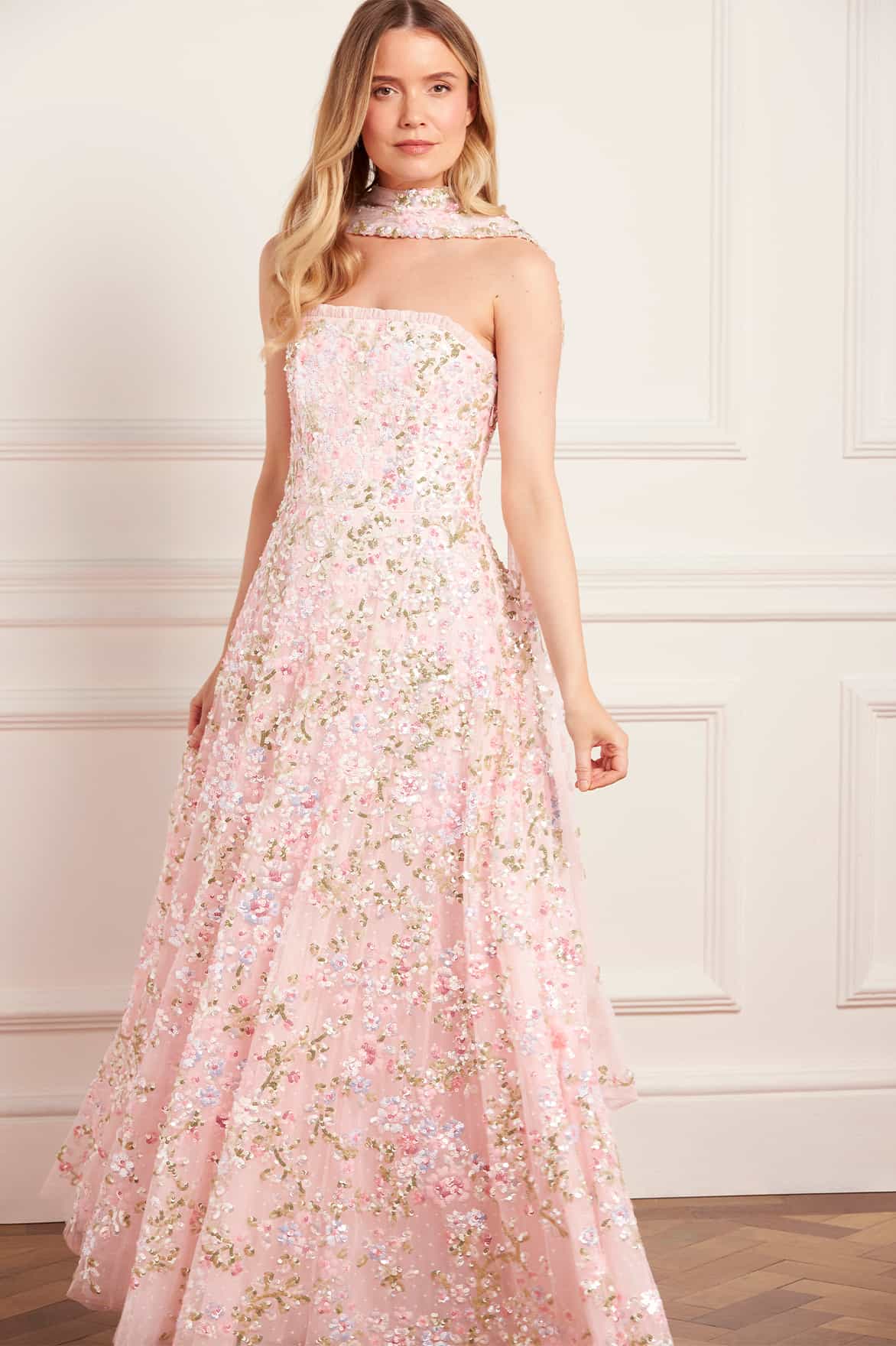 Dream Garland Strapless Gown - Image 2