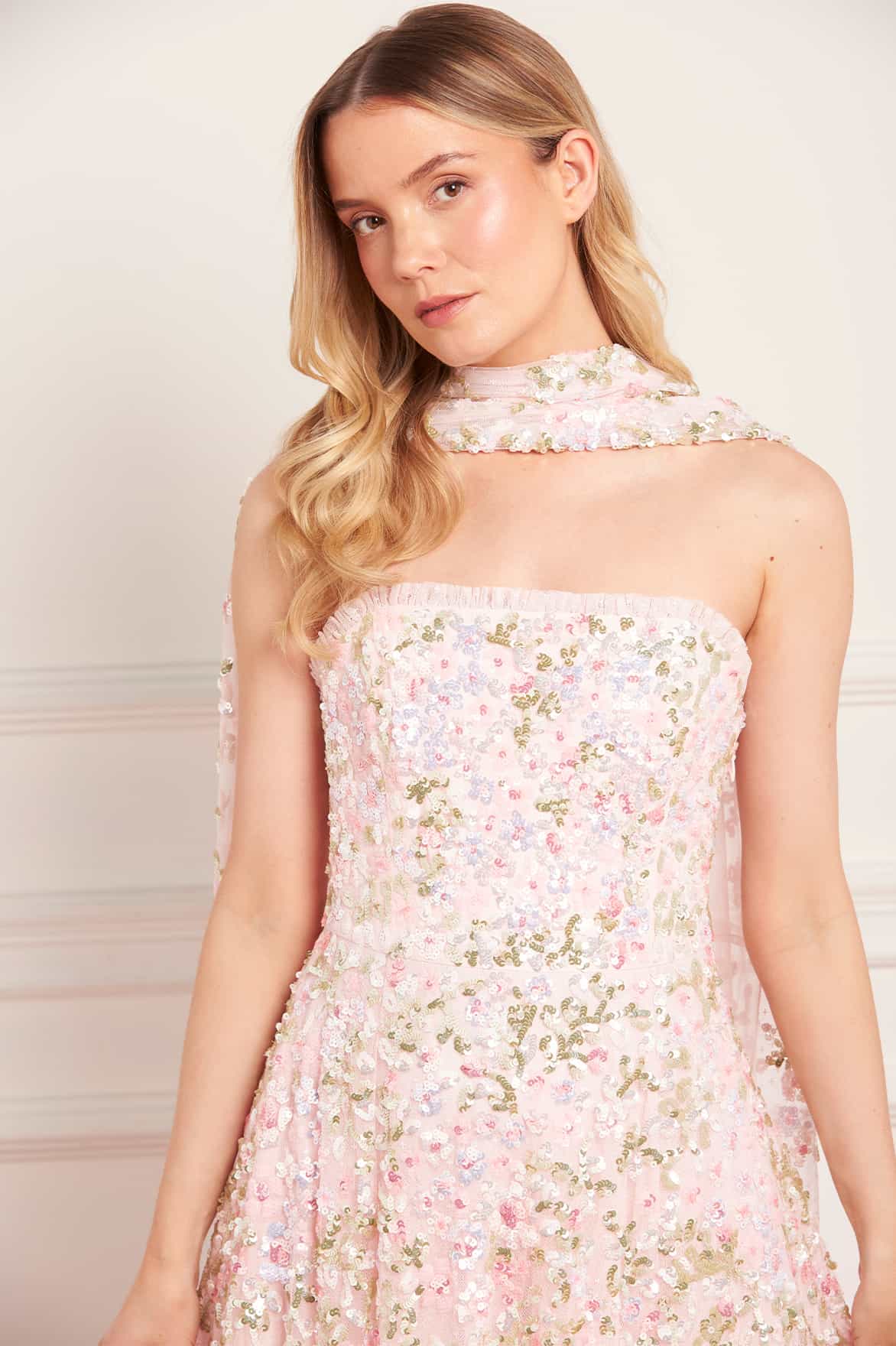 Dream Garland Strapless Gown - Image 5