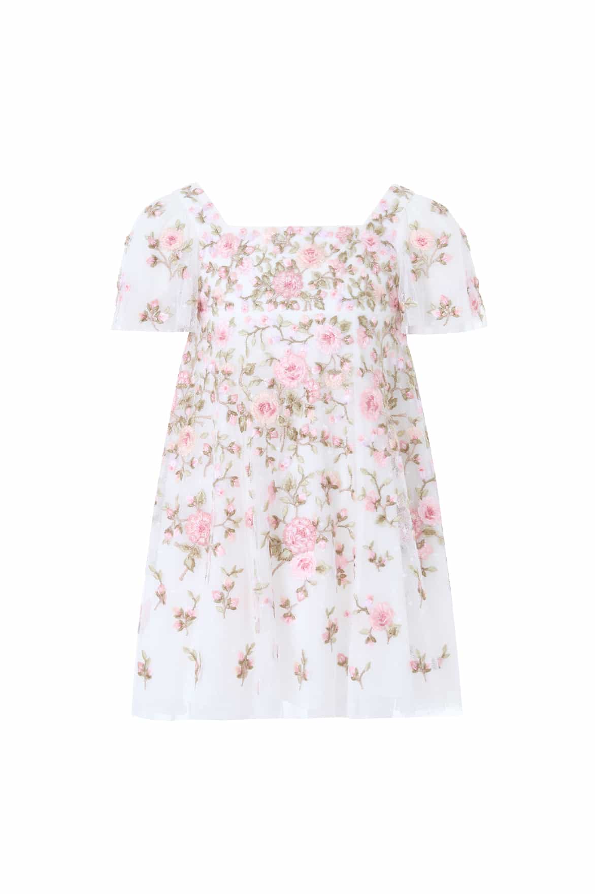 Eden Rose Short Sleeve Kids Dress - Image 2