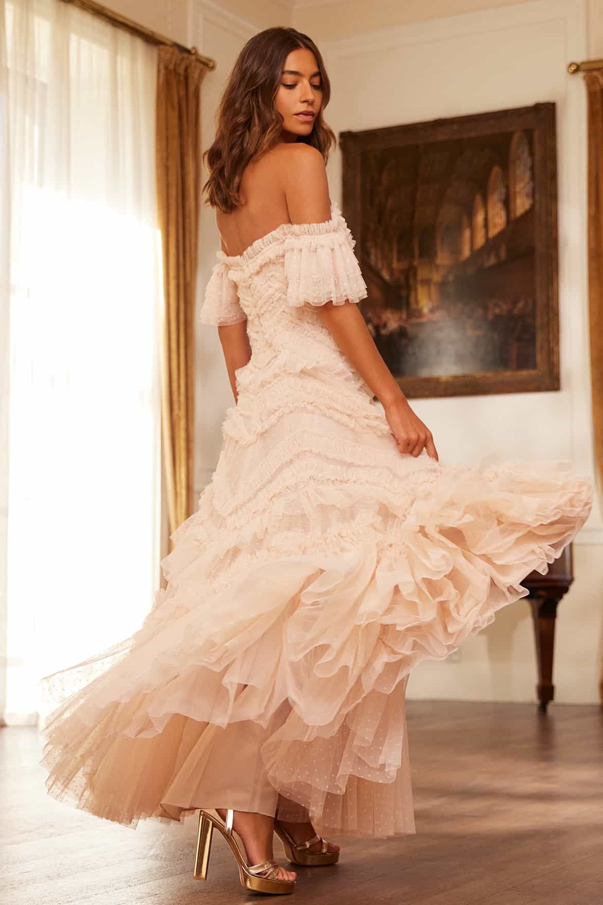 Elia Off-Shoulder Gown - Image 7
