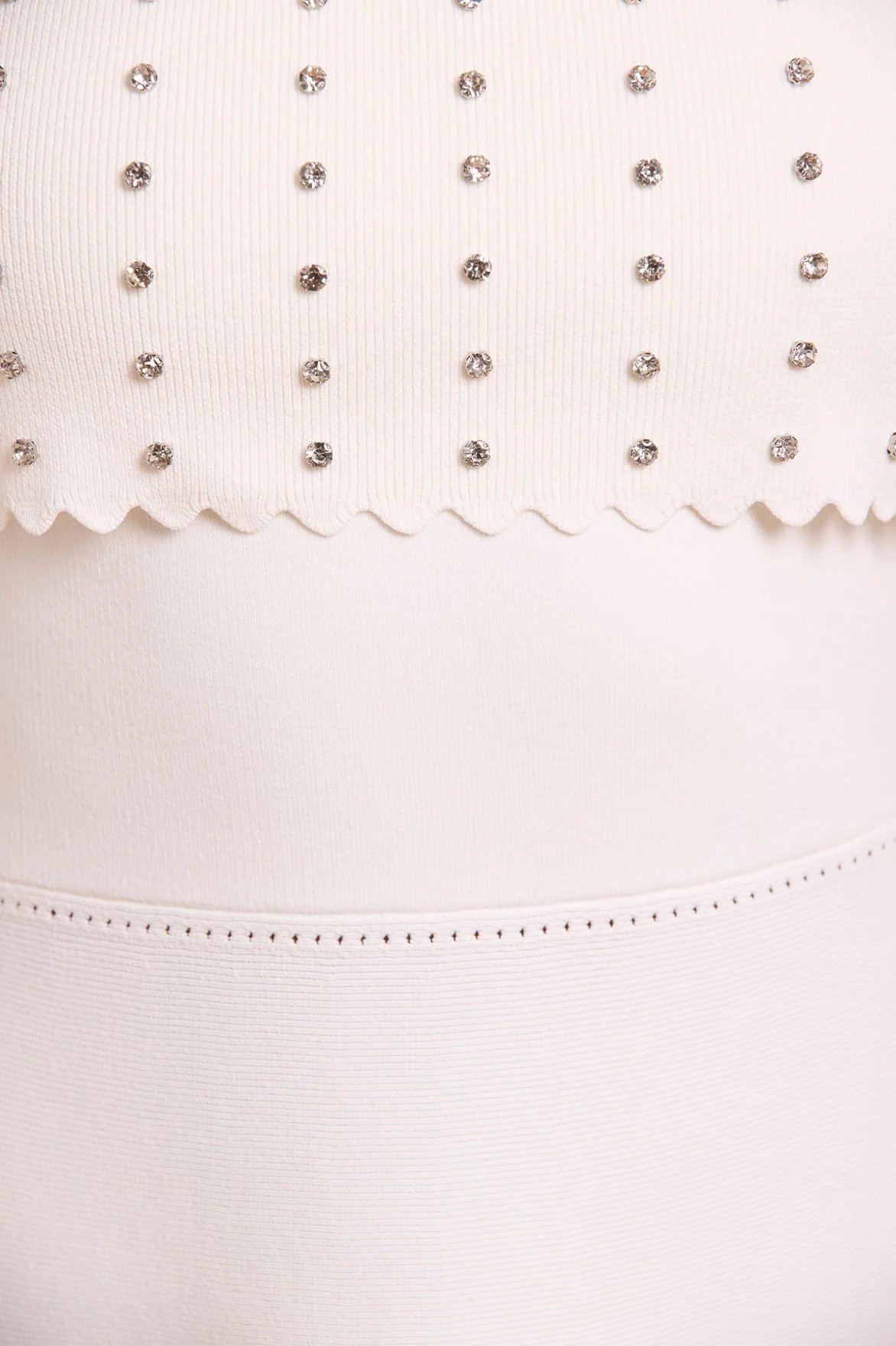 Embellished Bardot Knit Gown - Image 3