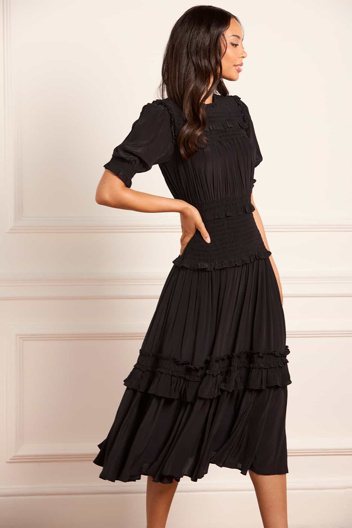 Emilia Crepe Ballerina Dress - Image 3