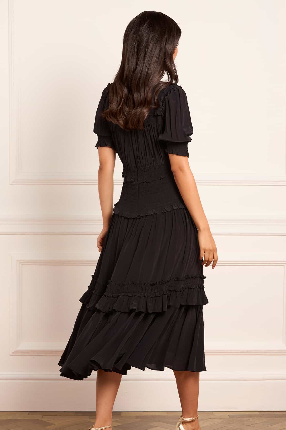 Emilia Crepe Ballerina Dress - Image 6