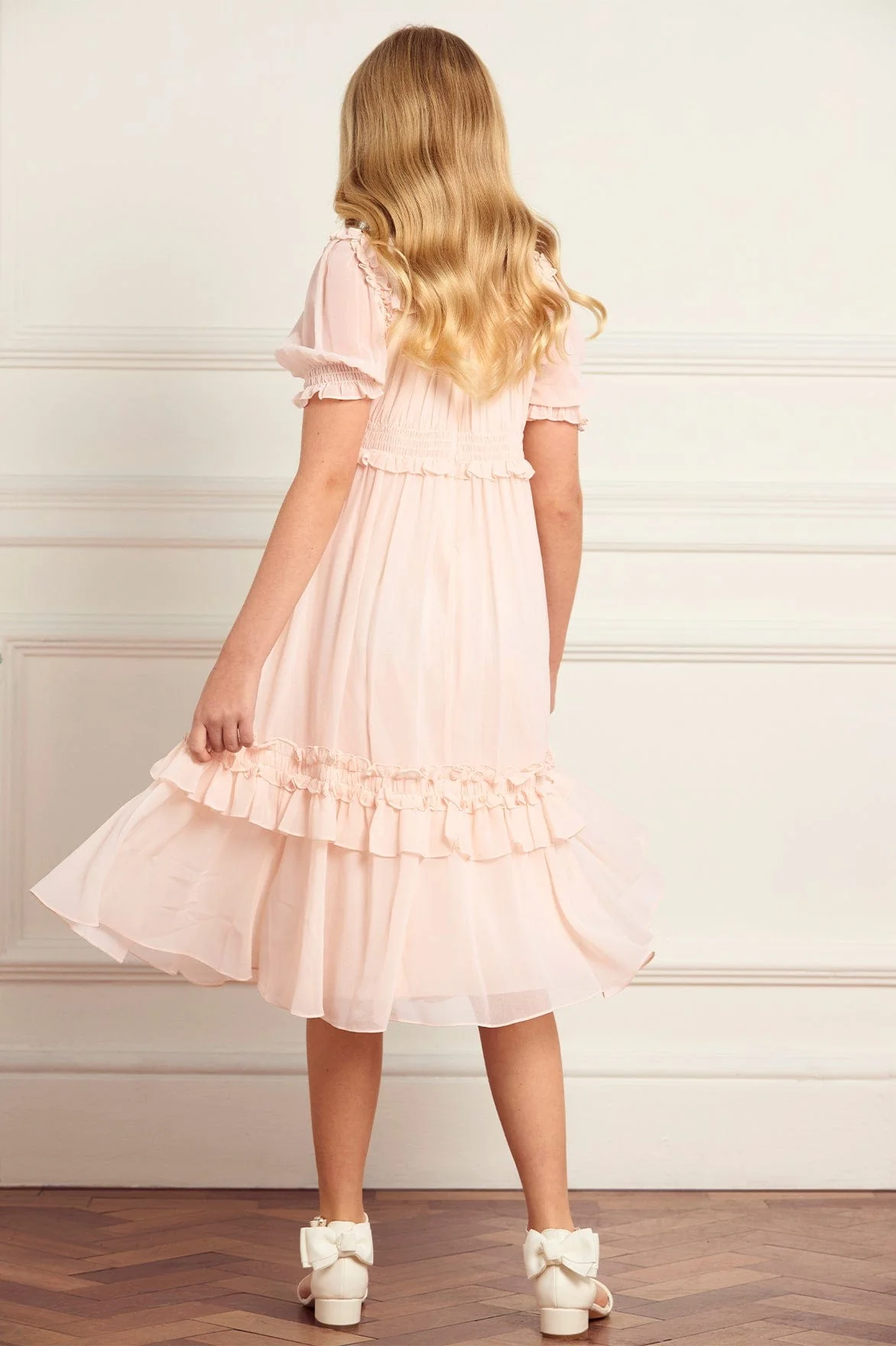 Emilia Georgette Kids Dress - Image 4