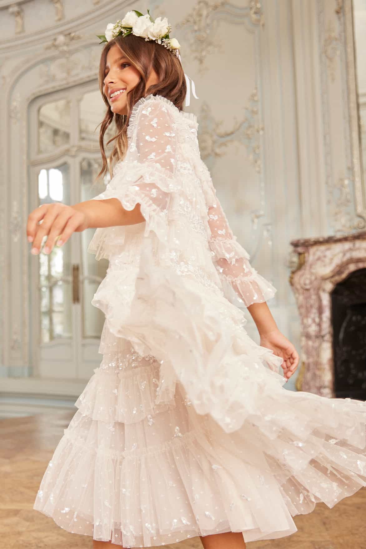 Emily Lace Kids Dress - Image 6