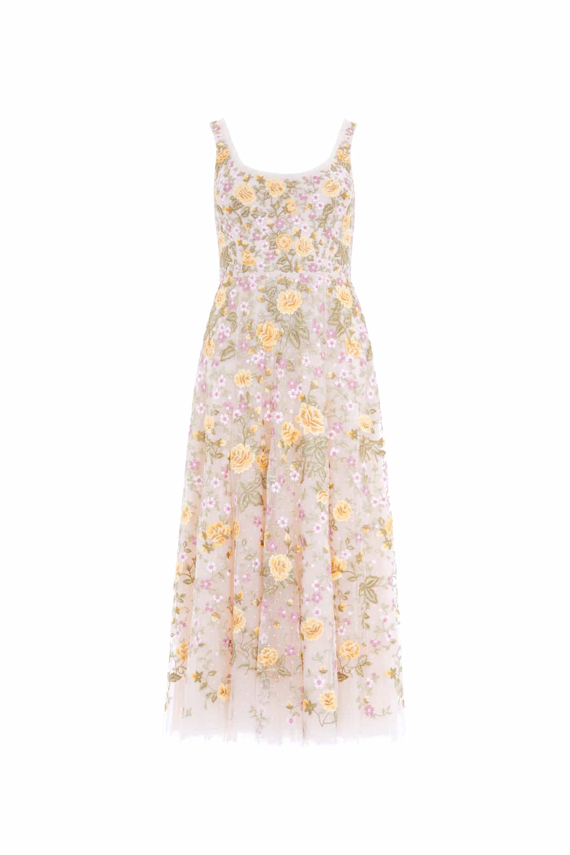 Florine Scoop Neck Ballerina Dress - Image 3