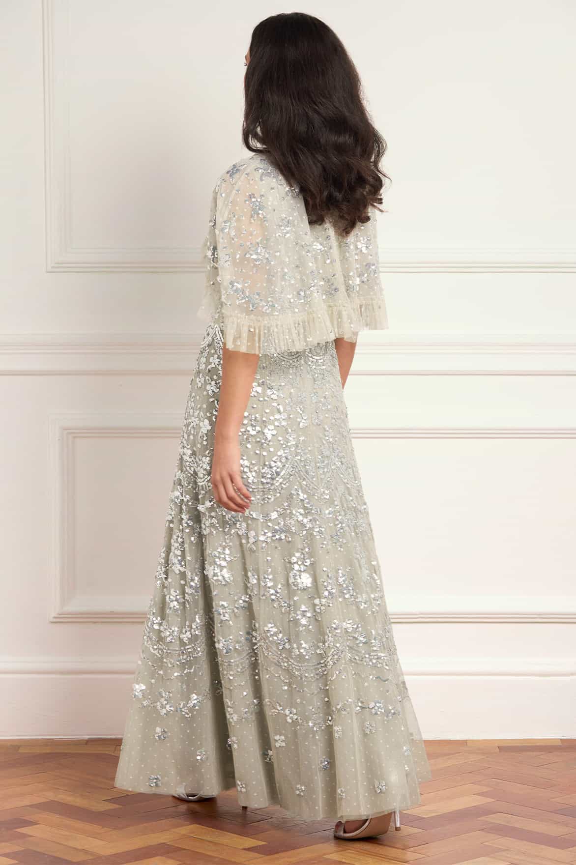 Freya Cape Ankle Gown - Image 6