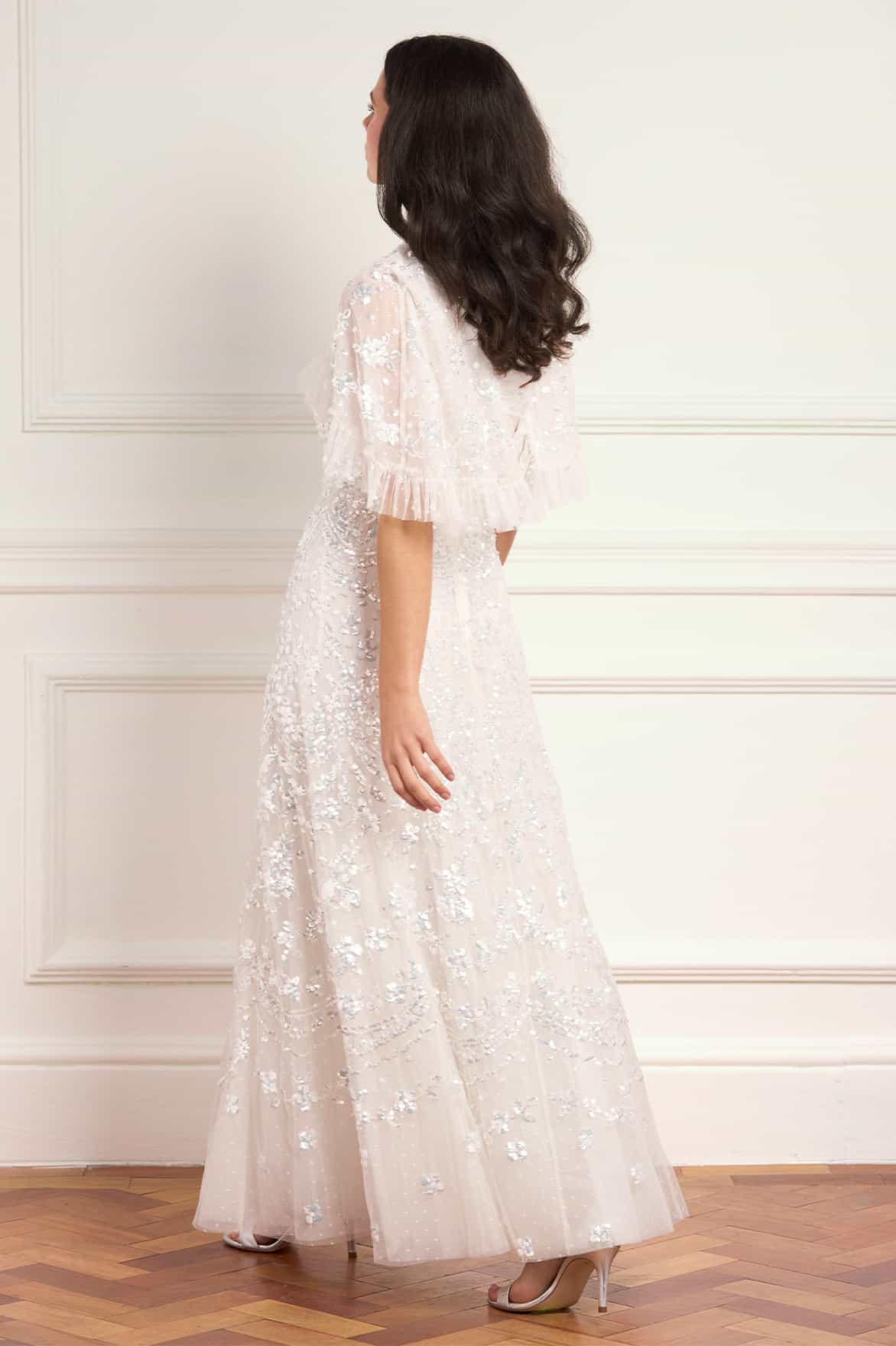 Freya Cape Ankle Gown - Image 6