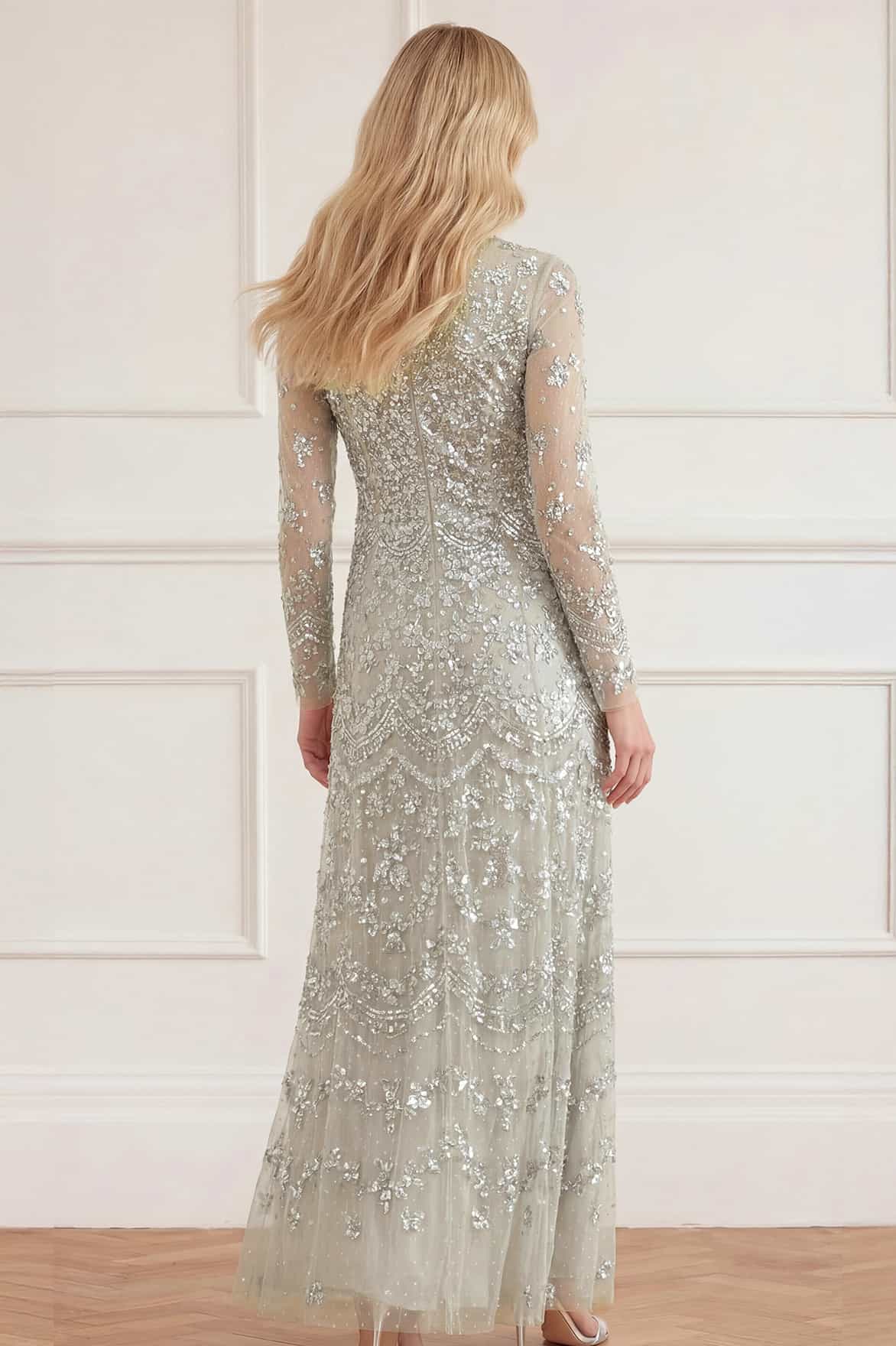 Freya Long Sleeve Gown - Image 4