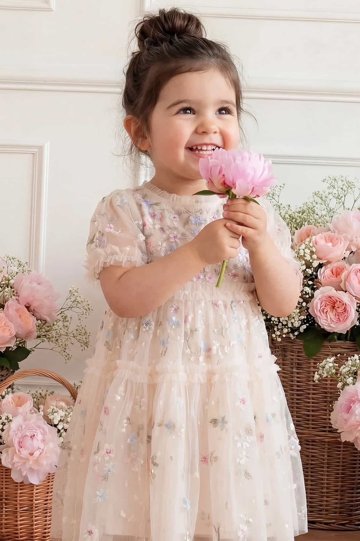 Garland Ribbon Baby Dress - Image 3