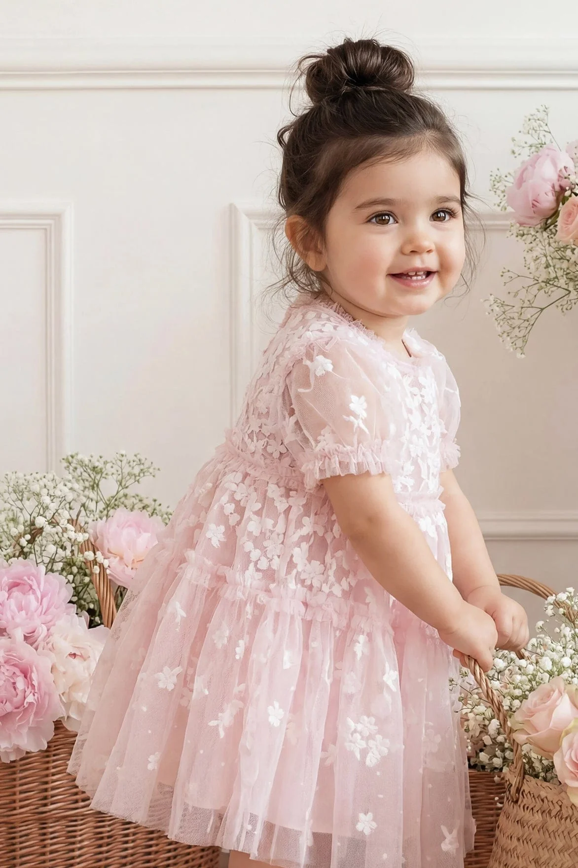 Garland Ribbon Baby Dress - Image 3