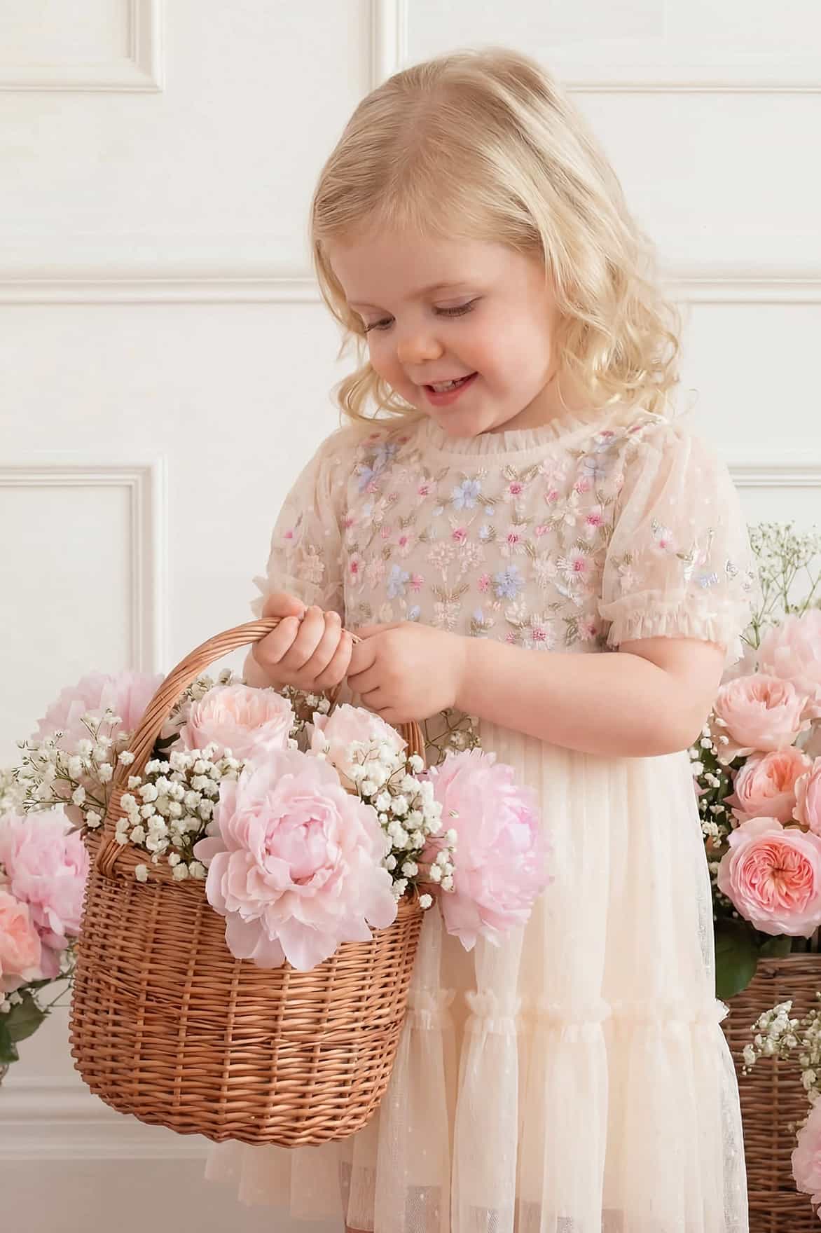 Garland Ribbon Bodice Baby Dress - Image 3