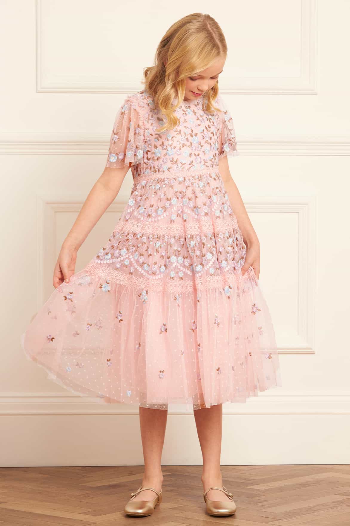 Garland Ribbon Kids Dress - Image 3