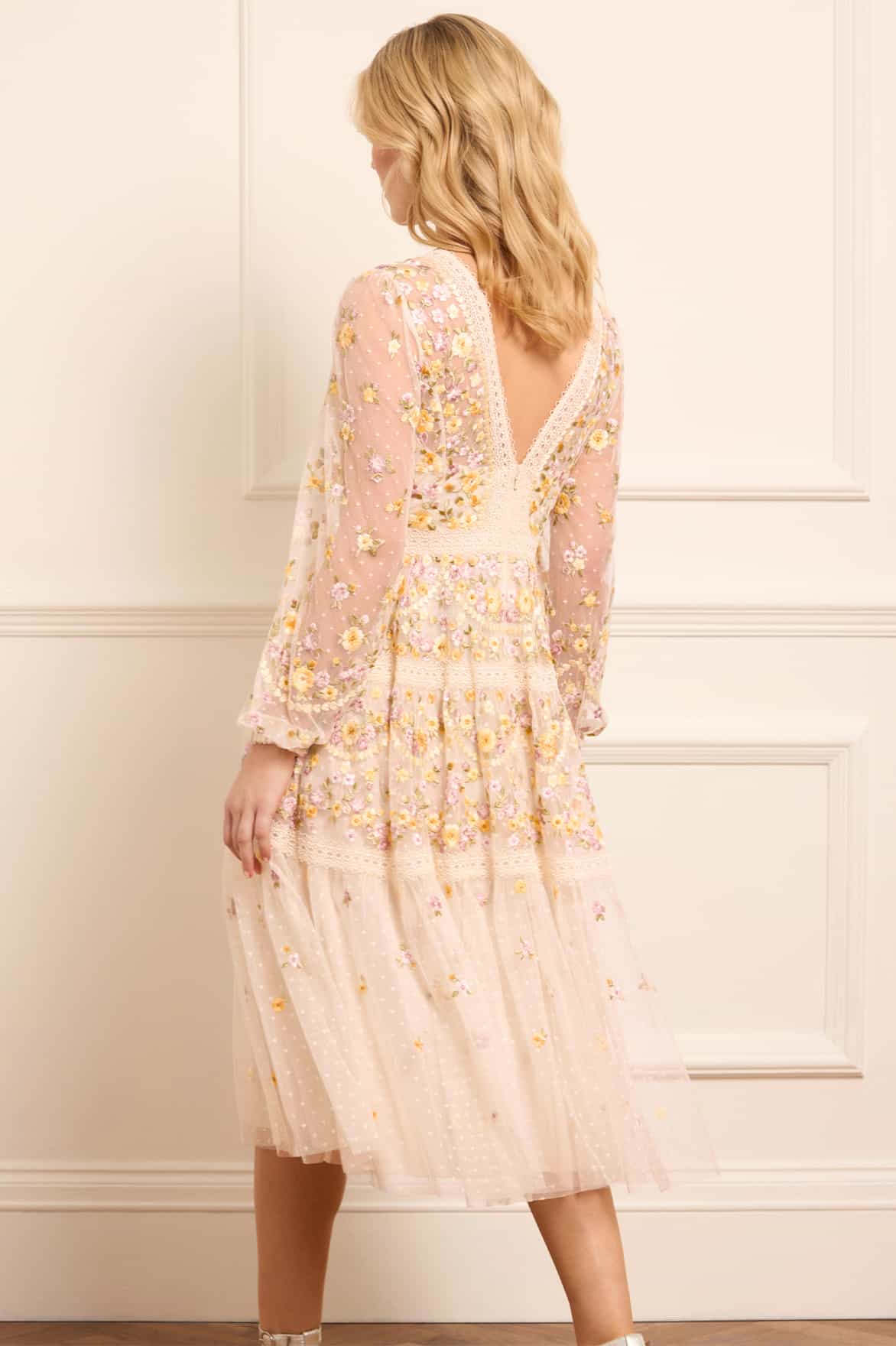 Garland Ribbon Midaxi Dress - Image 5