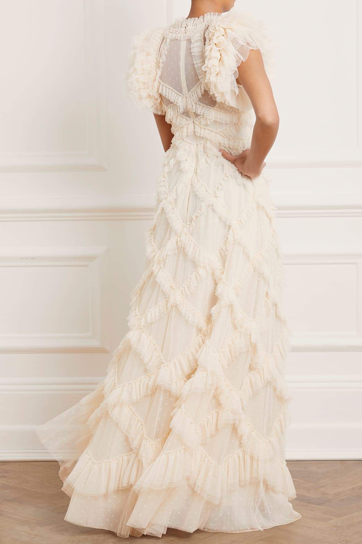 Genevieve Ruffle Gown - Image 12