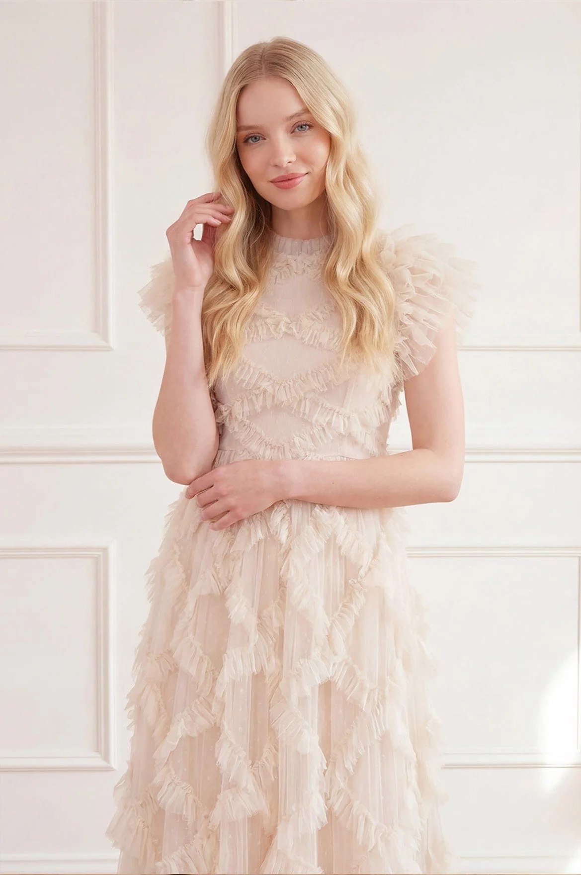 Genevieve Ruffle Gown - Image 5