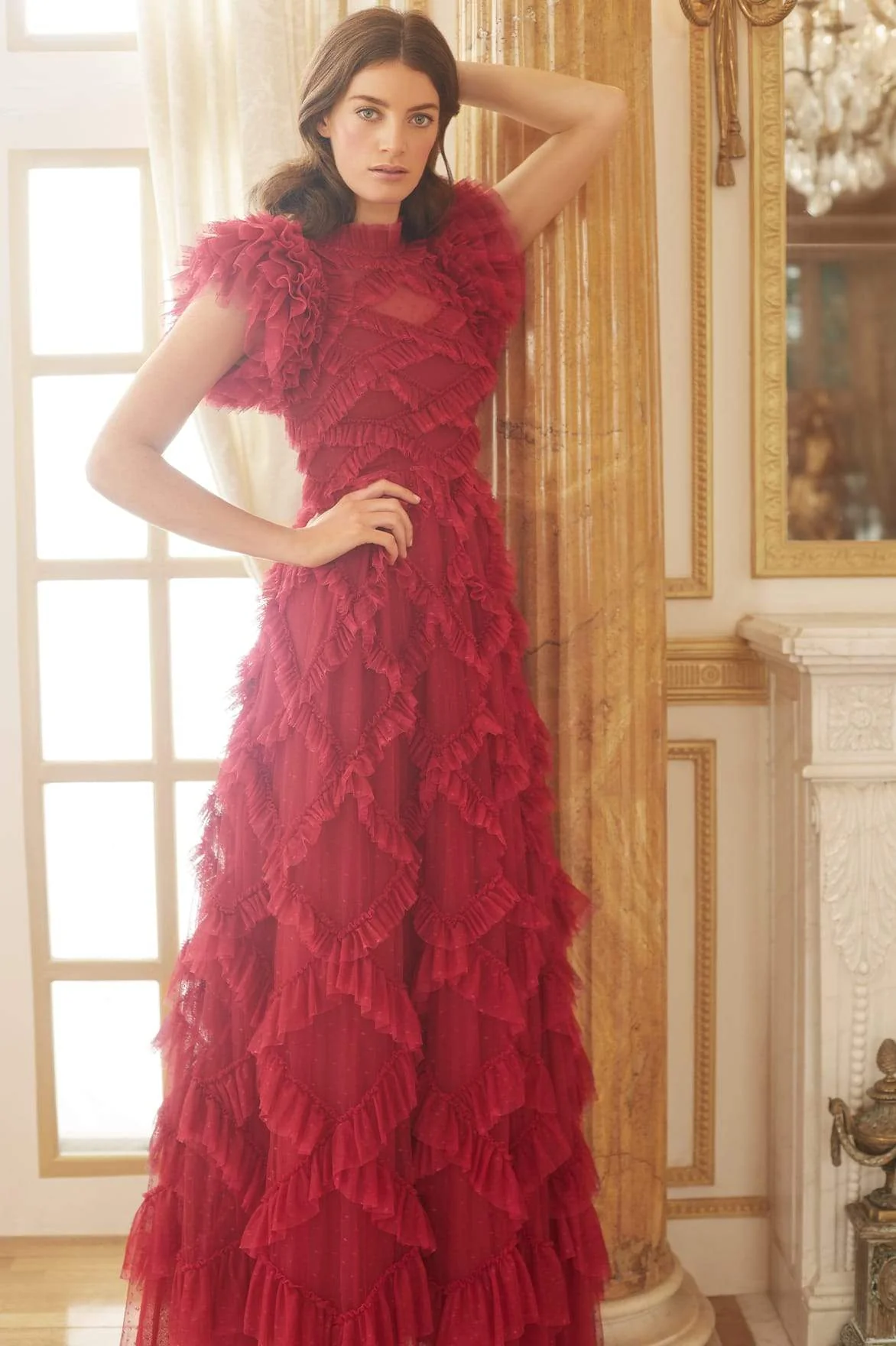 Genevieve Ruffle Gown - Image 10