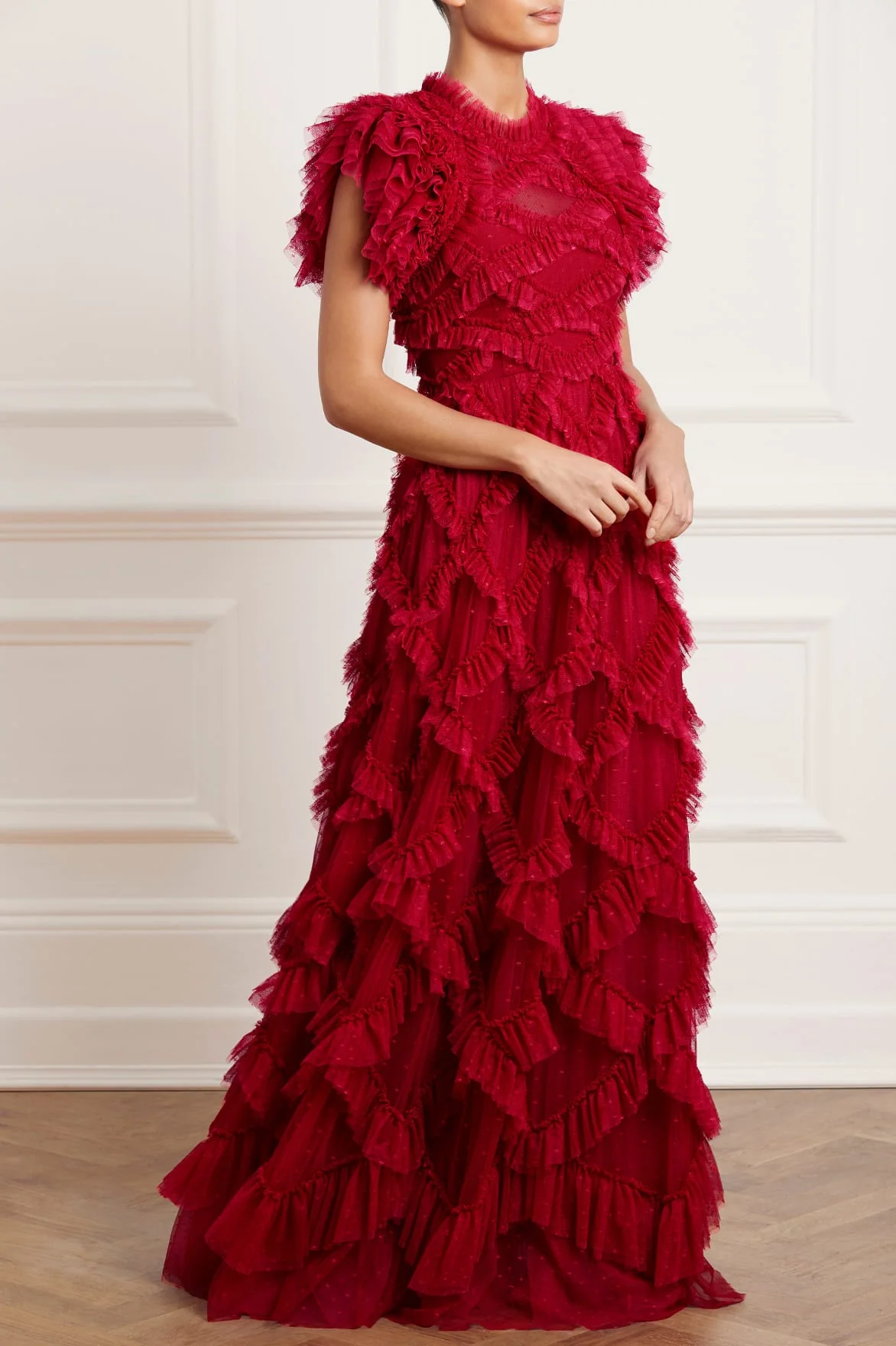 Genevieve Ruffle Gown - Image 4