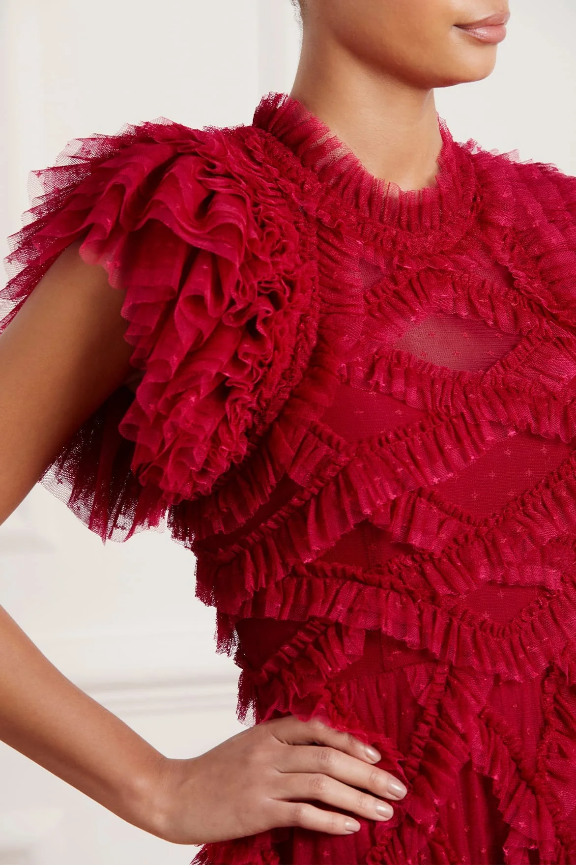 Genevieve Ruffle Gown - Image 8