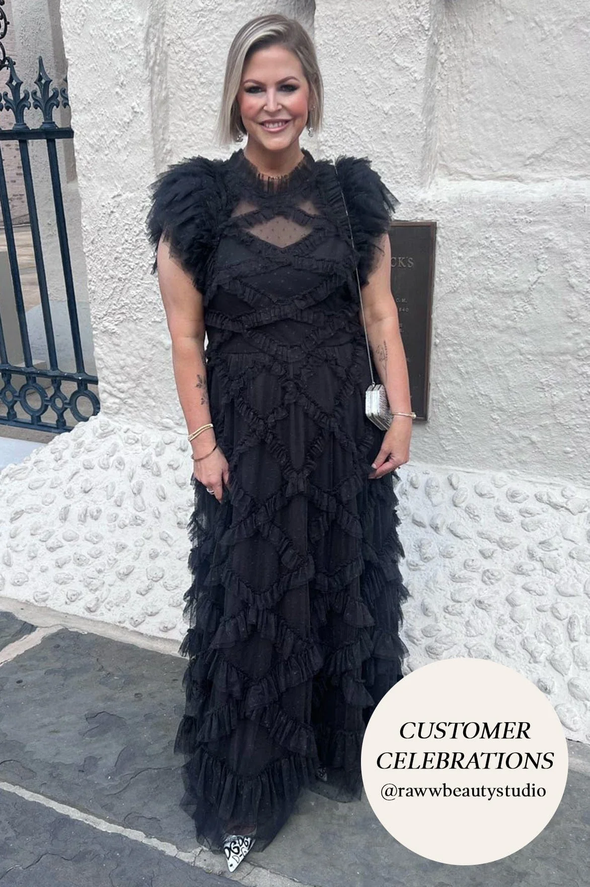 Genevieve Ruffle Gown - Image 6