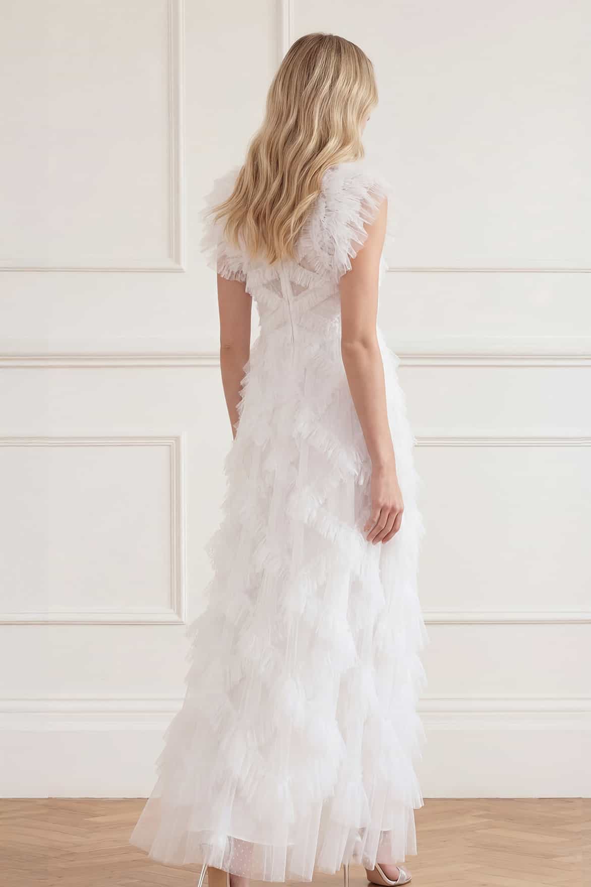 Genevieve Ruffle Gown - Image 5