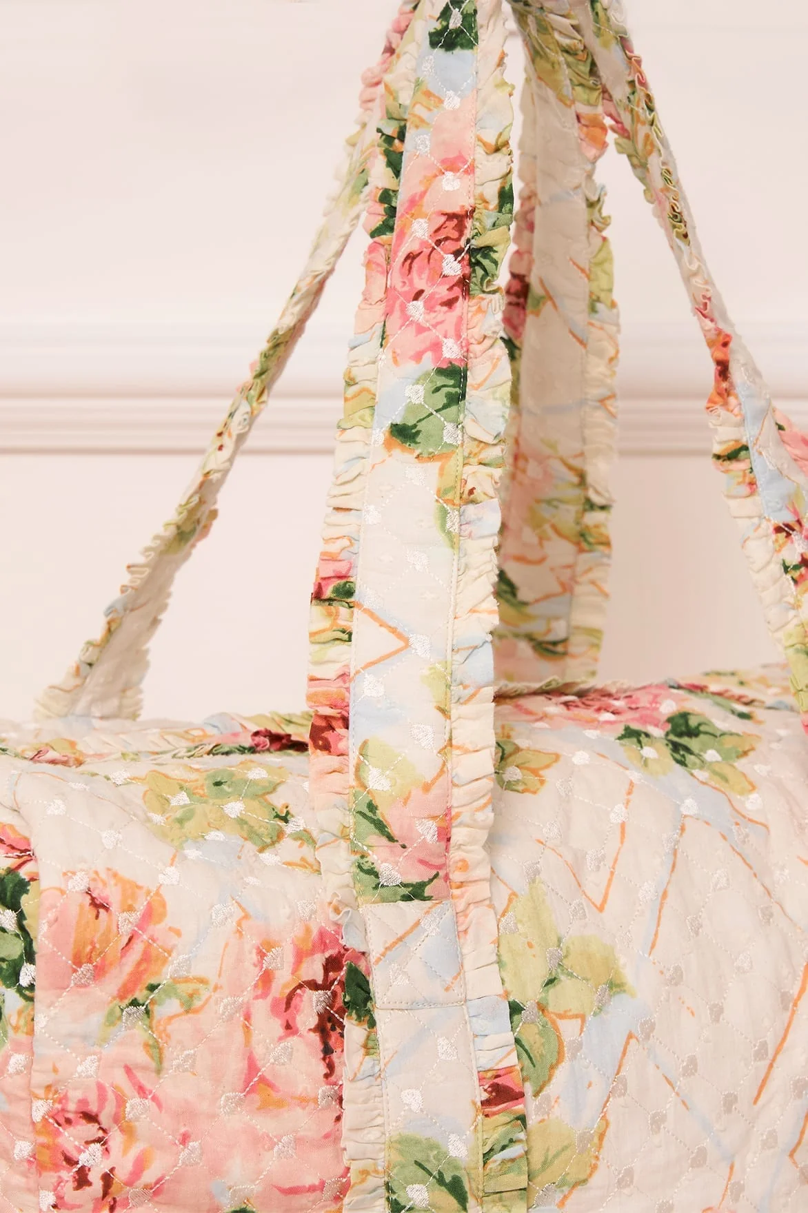 Harlequin Rose Quilted Shoulder Bag - Image 3