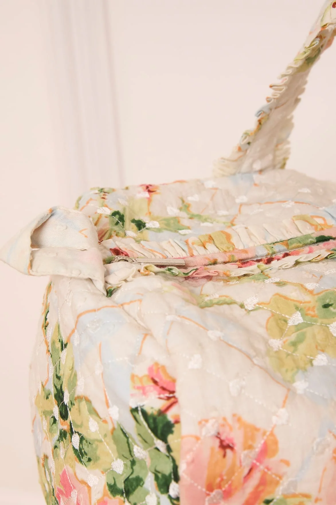 Harlequin Rose Quilted Shoulder Bag - Image 4