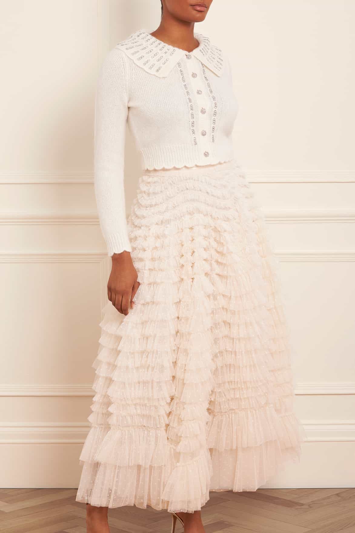 Hattie Ruffle Ankle Skirt - Image 3