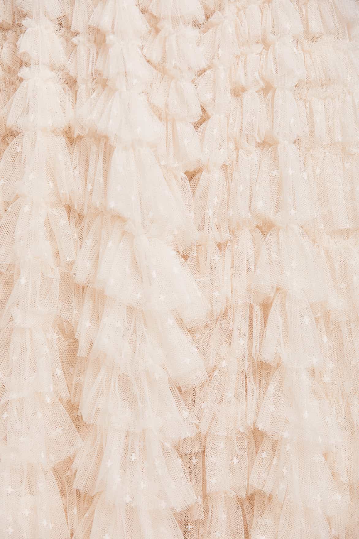 Hattie Ruffle Strapless Ankle Gown - Image 5