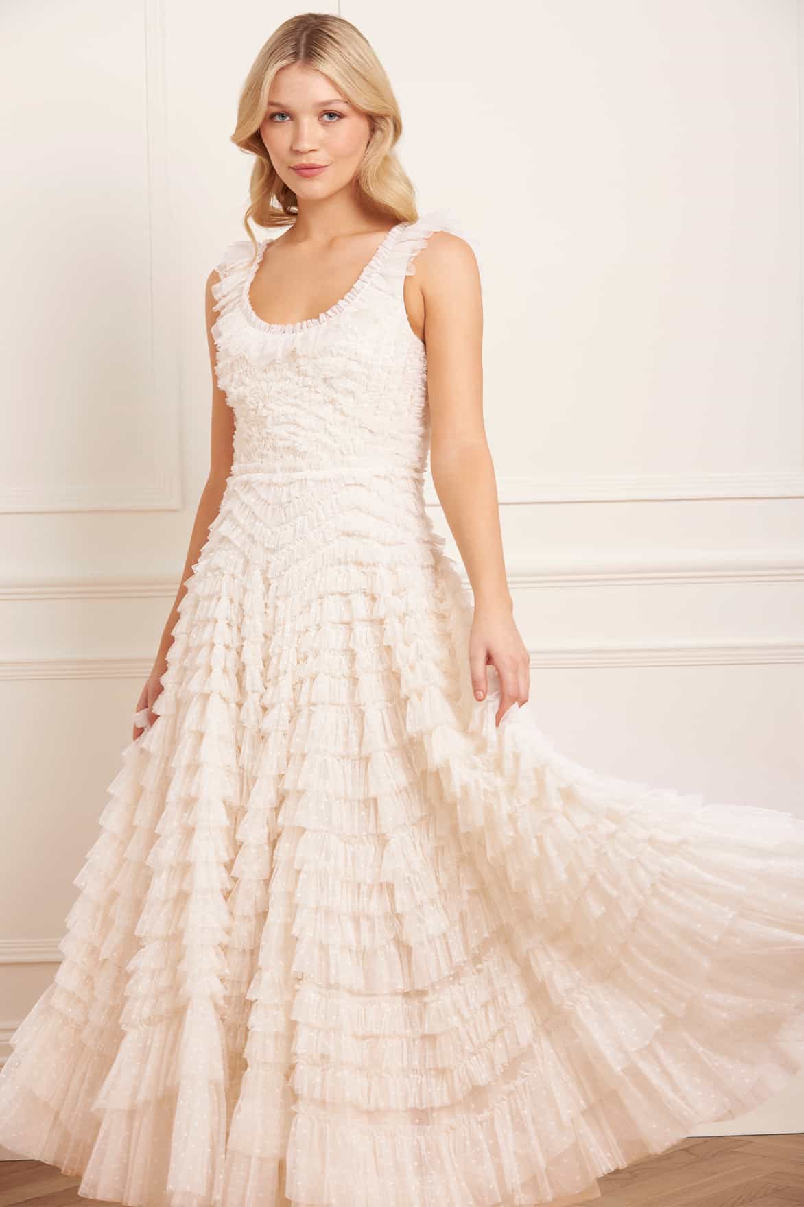 Hattie Scoop Neck Ankle Gown - Image 2