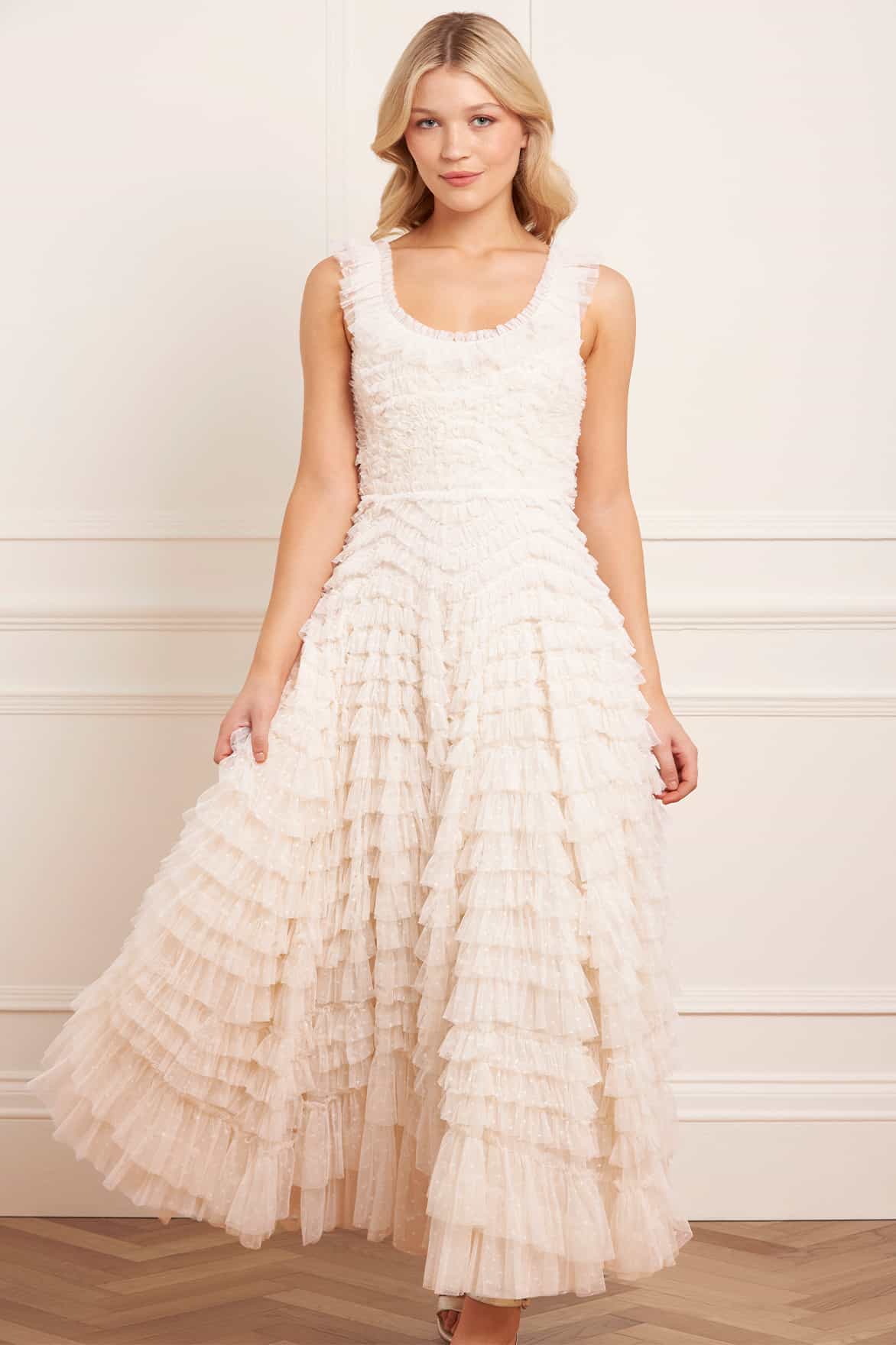 Hattie Scoop Neck Ankle Gown - Image 4