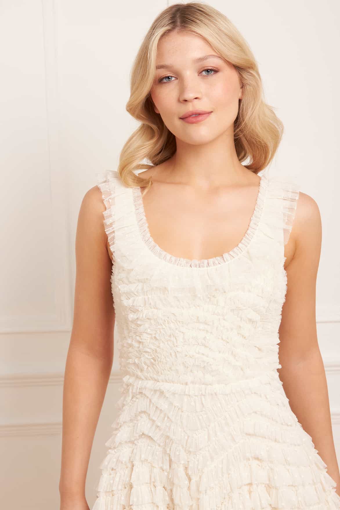 Hattie Scoop Neck Ankle Gown - Image 5