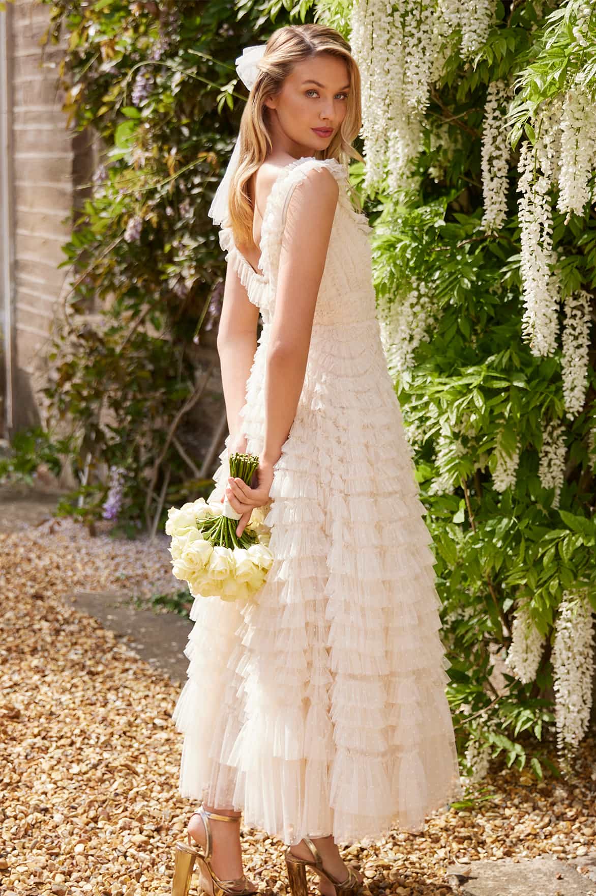 Hattie Scoop Neck Ankle Gown - Image 8