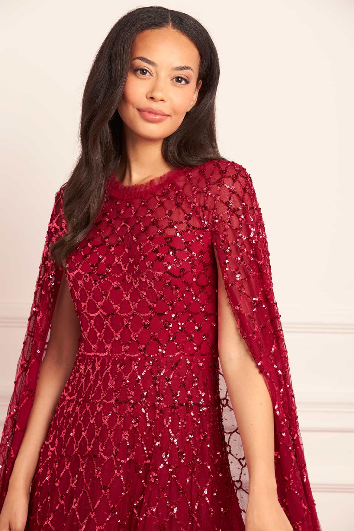 Heart Lattice Ankle Gown - Image 3